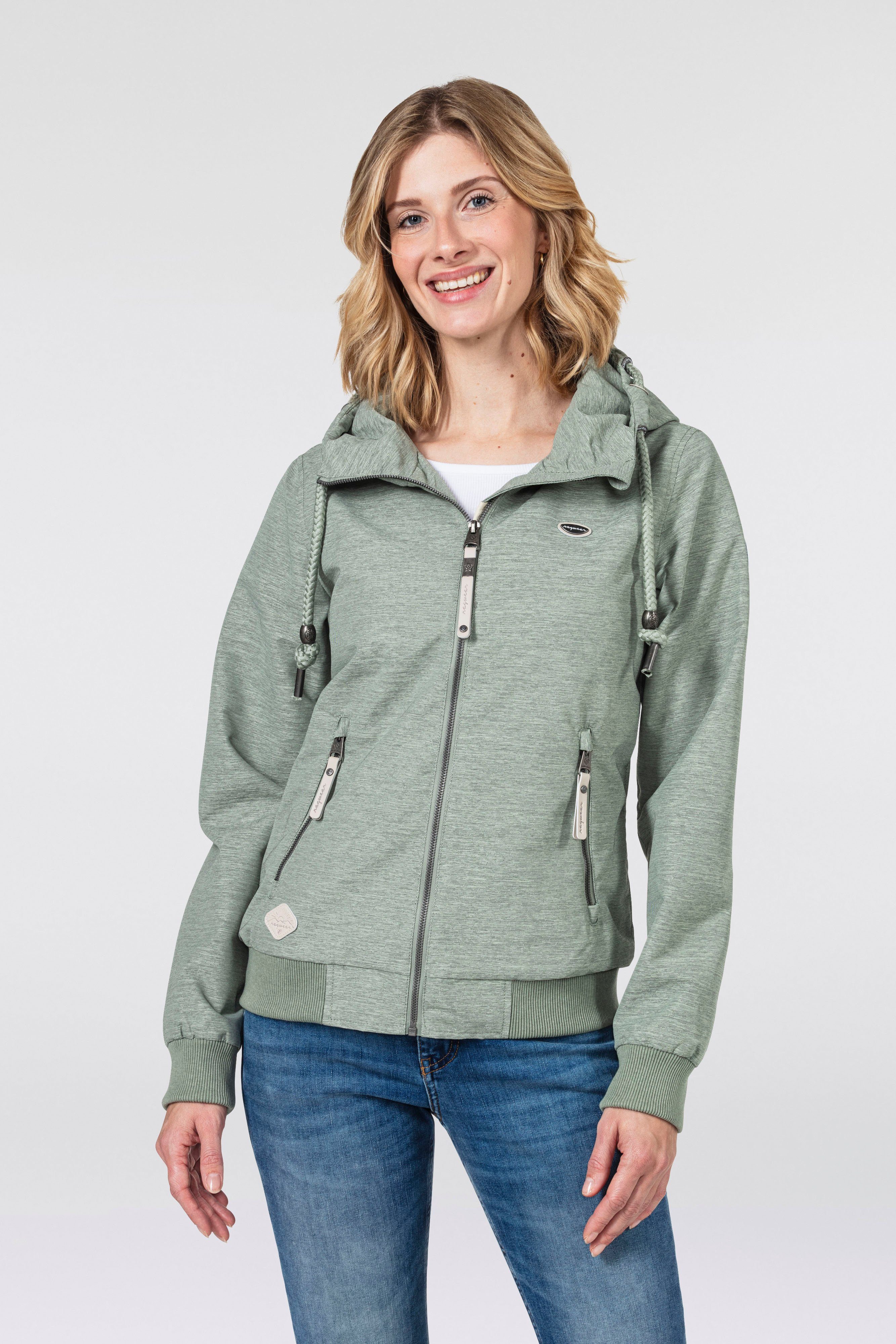 Ragwear Functioneel jack NUGGIE OMBRE O Tussenjas van waterafstotend materiaal