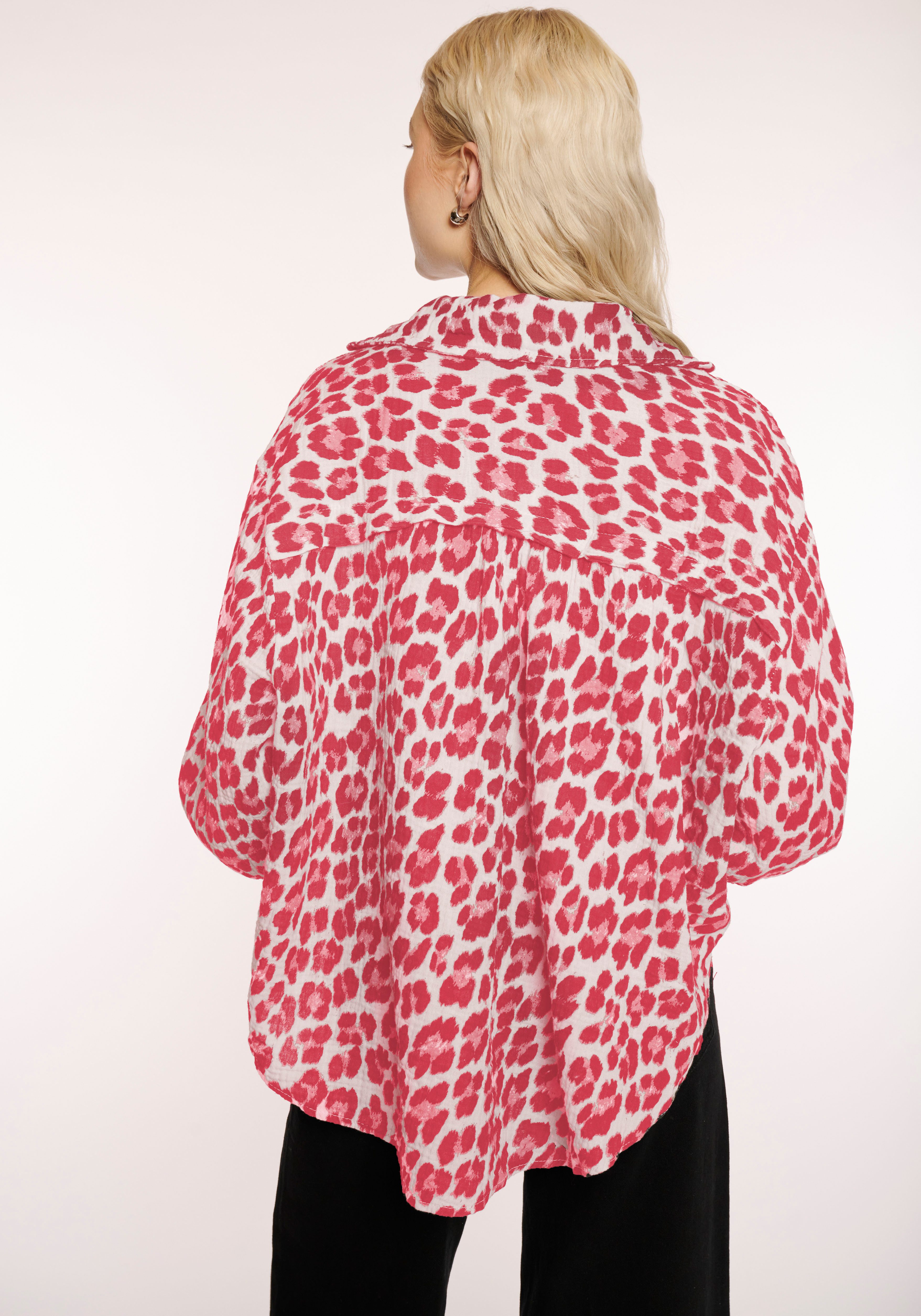 HaILYS Gedessineerde blouse LS C BL Le44ony