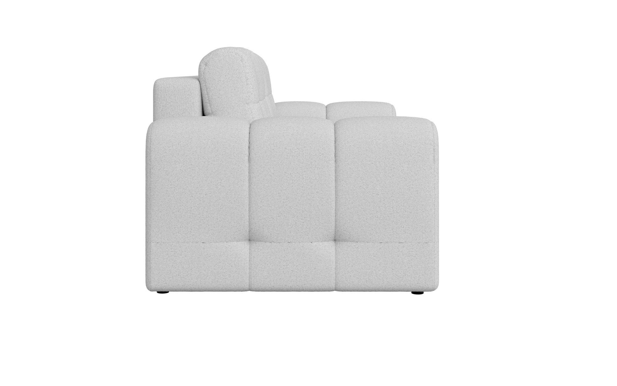 INOSIGN 2-zitsbank Manilla, trendy stiksels, 2 rugkussens, B/D/H 195/107/91 cm met golfondersteuning, in verschillende materialen en kleuren