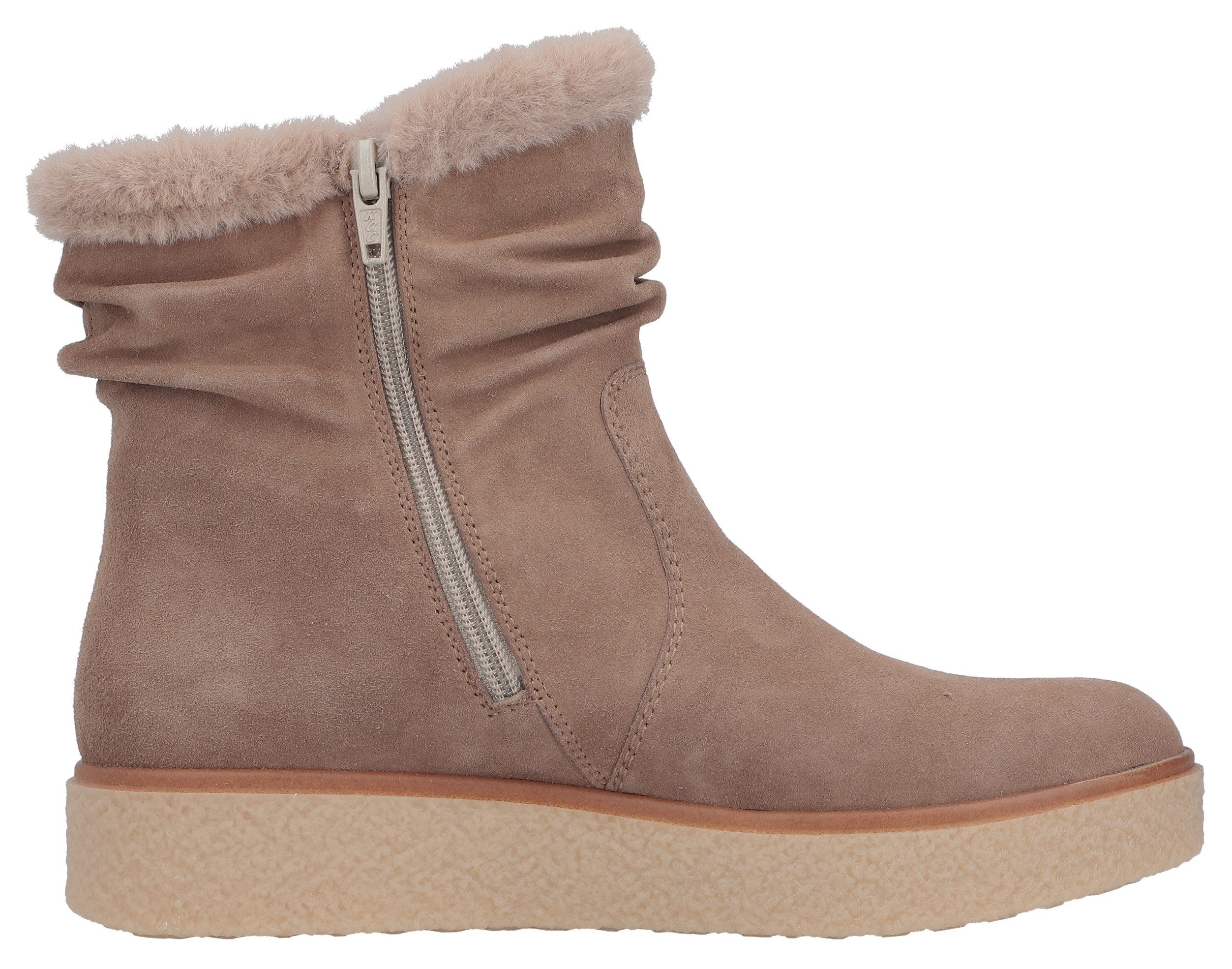 Rieker Winterlaarzen enkellaars, slouchy schacht, met binnenrits