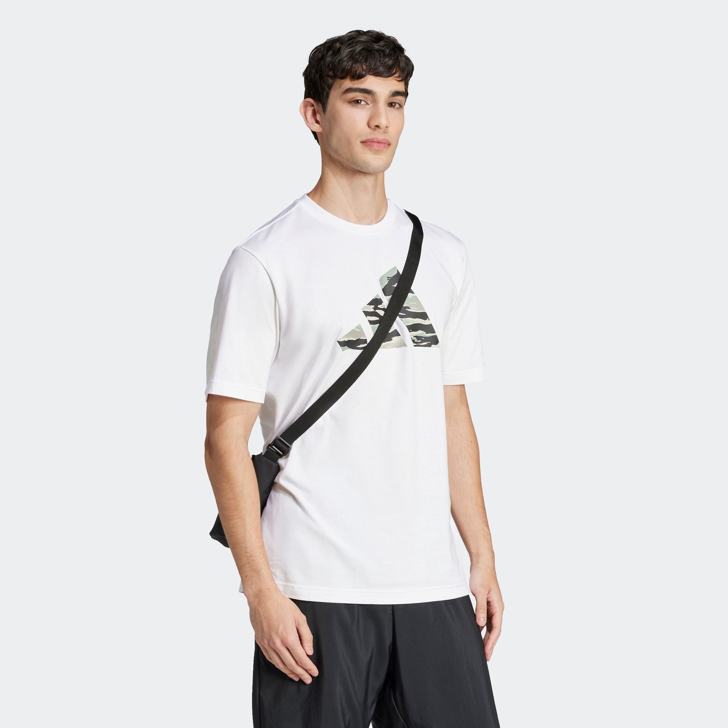 adidas Sportswear T-shirt M C CAMO LOGO T