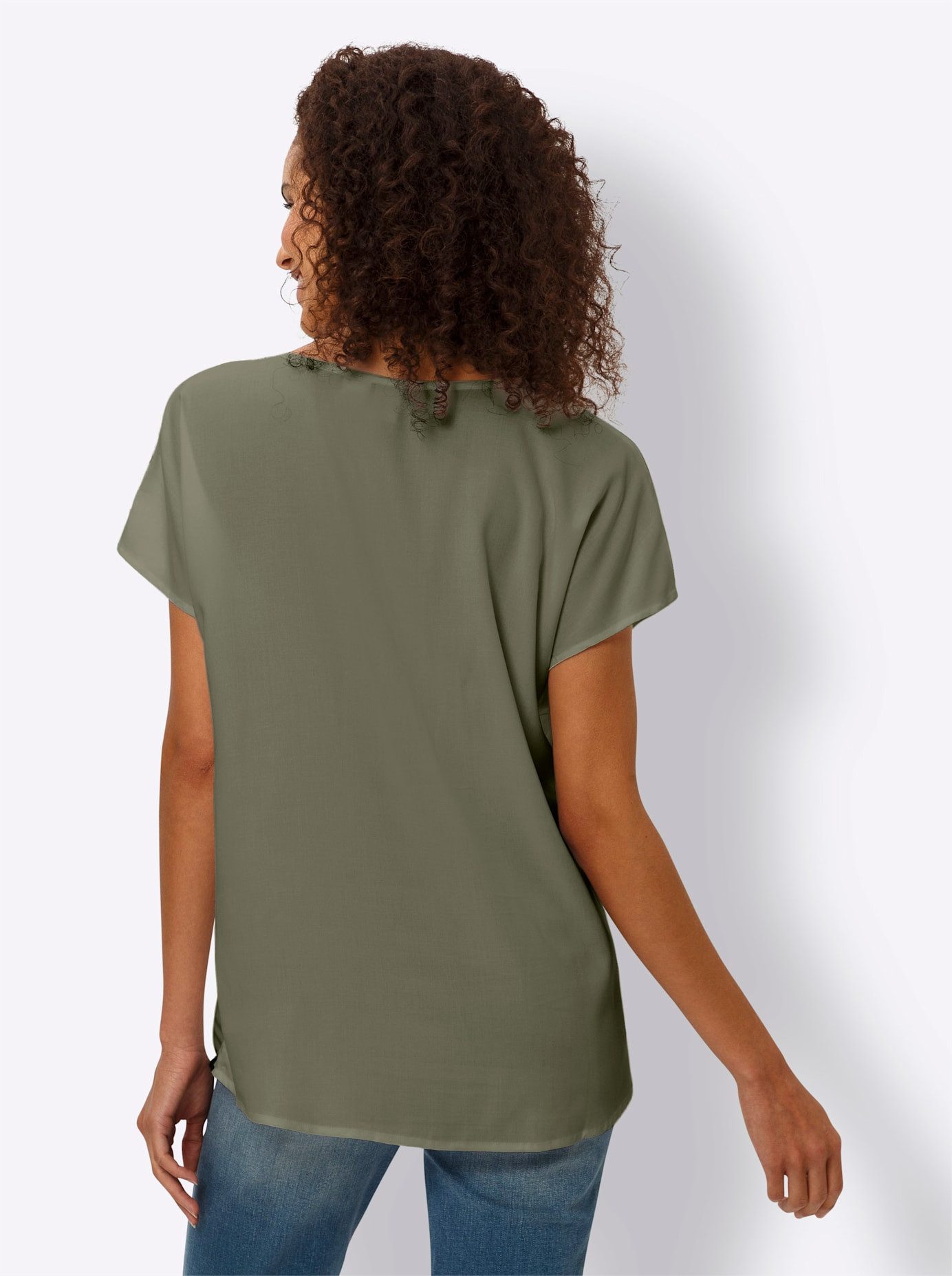 heine Blouse met korte mouwen