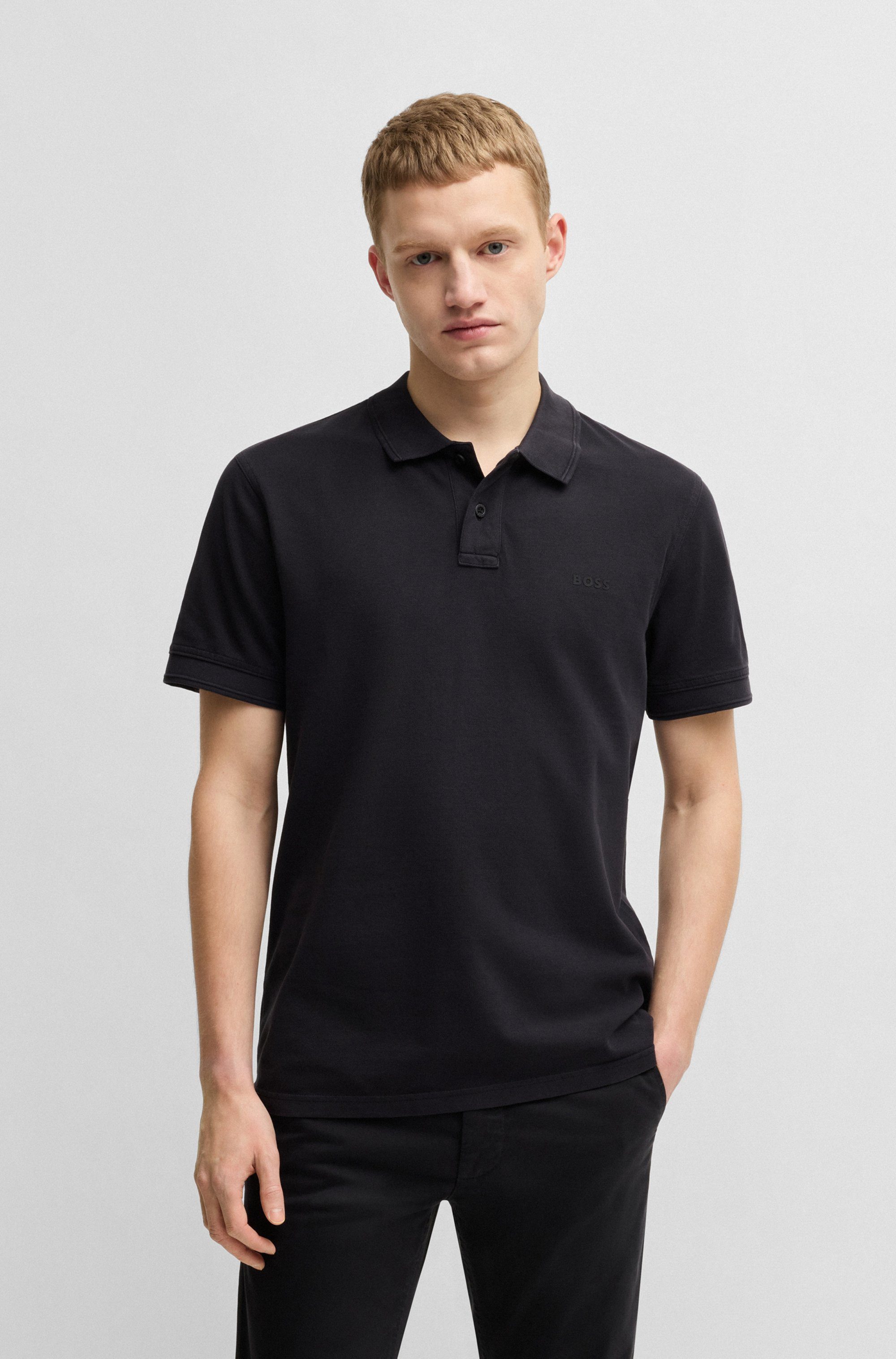 Boss Orange Poloshirt Prime met een polokraag