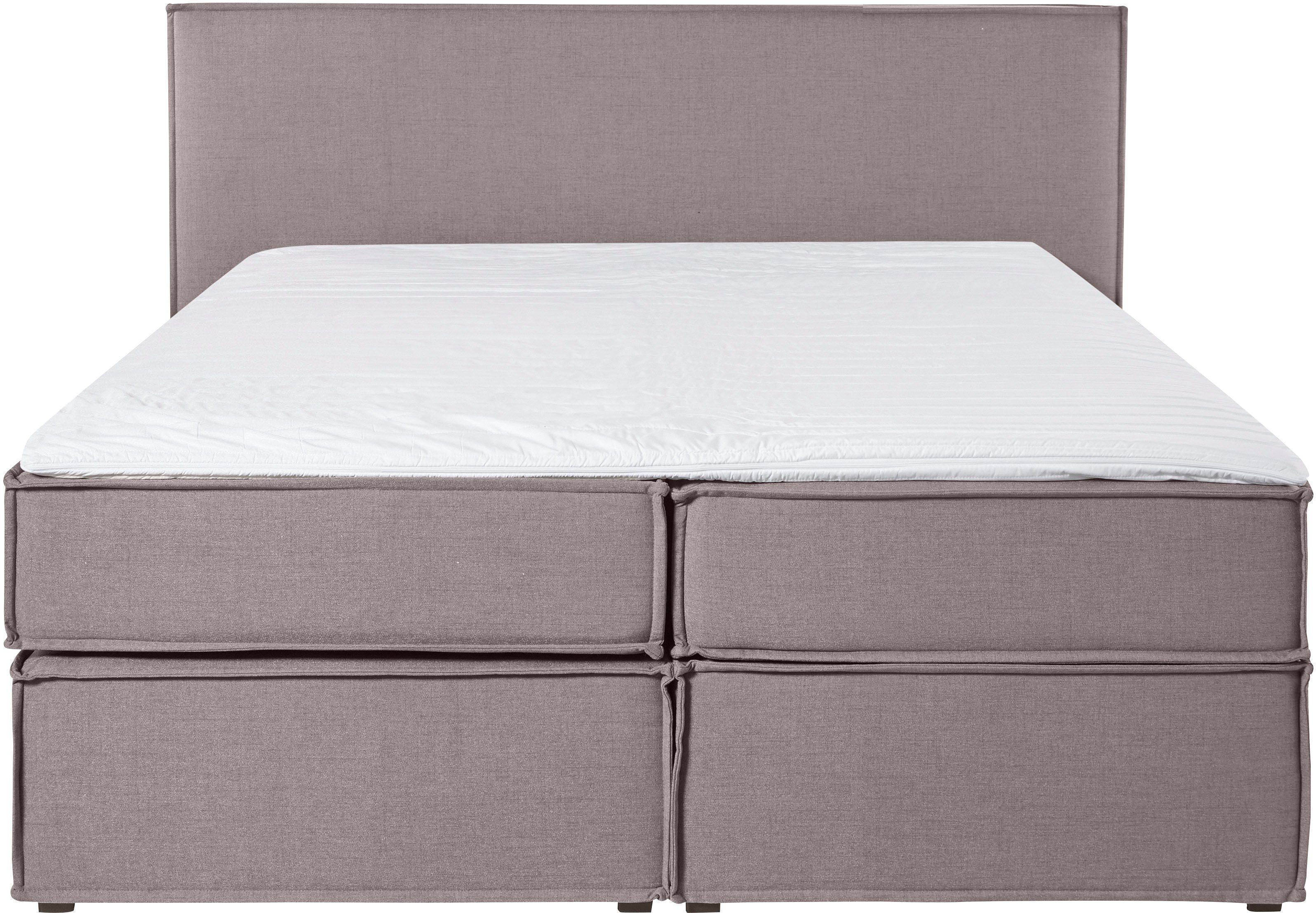 LeGer Home by Lena Gercke Boxspring Yuma incl. topmatras, in 4 breedten, 3 matrassoorten en elk 2 hardheden
