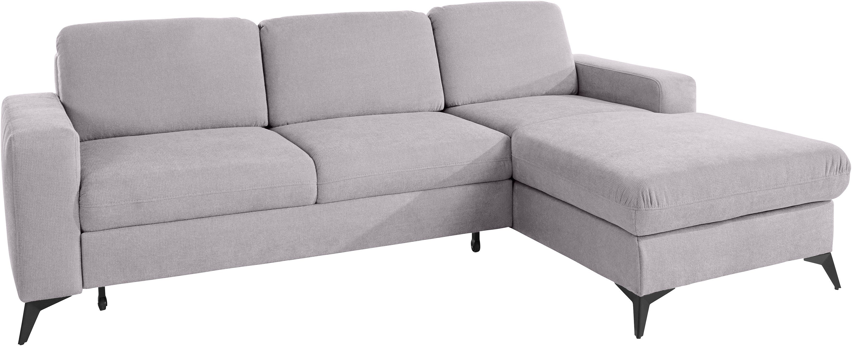 Places of Style Hoekbank Lolland L-vorm Naar keuze met slaapfunctie en bedkist, binnenvering