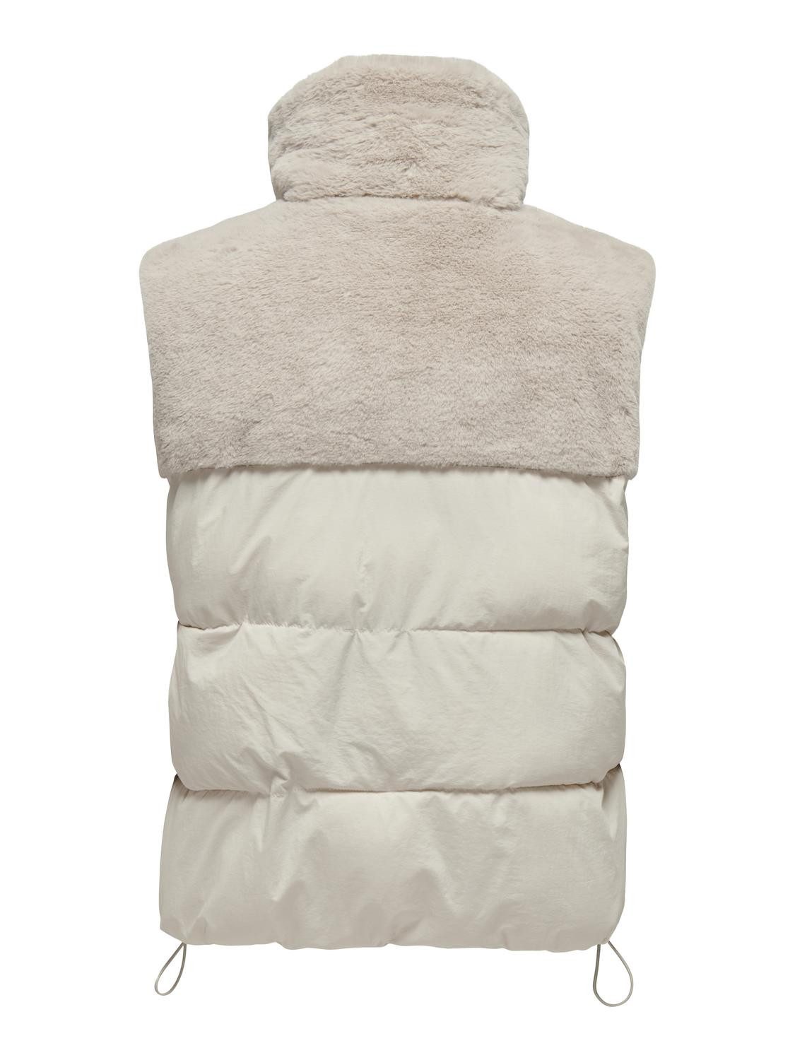 Only Bodywarmer ONLWANJA FUR PUFFER MIX WAISTCOAT CC OTW