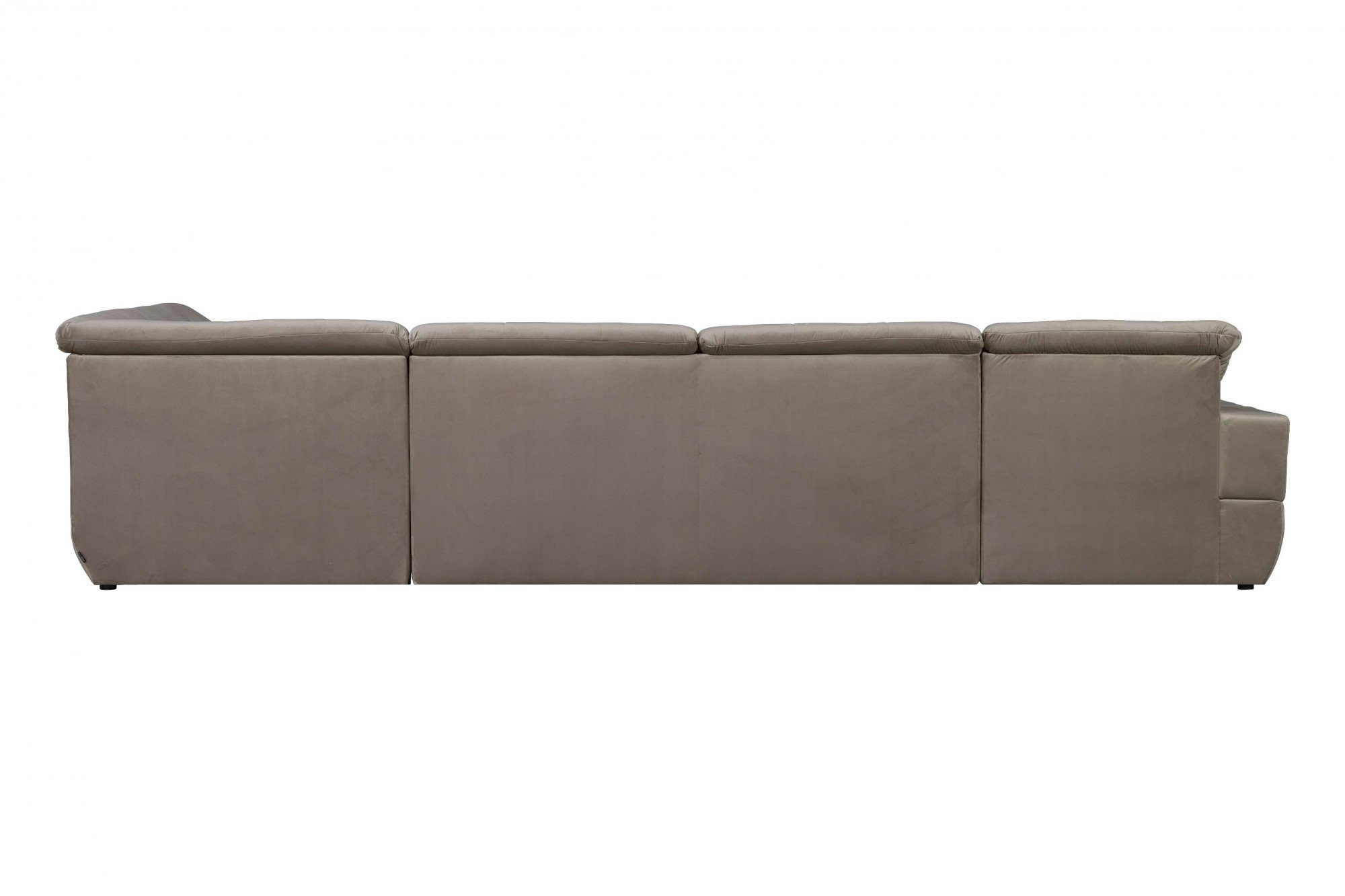 INOSIGN Zithoek BRISBANE nieuw U-model met verfijnd gestikt patroon, matte look, incl. sierkussens