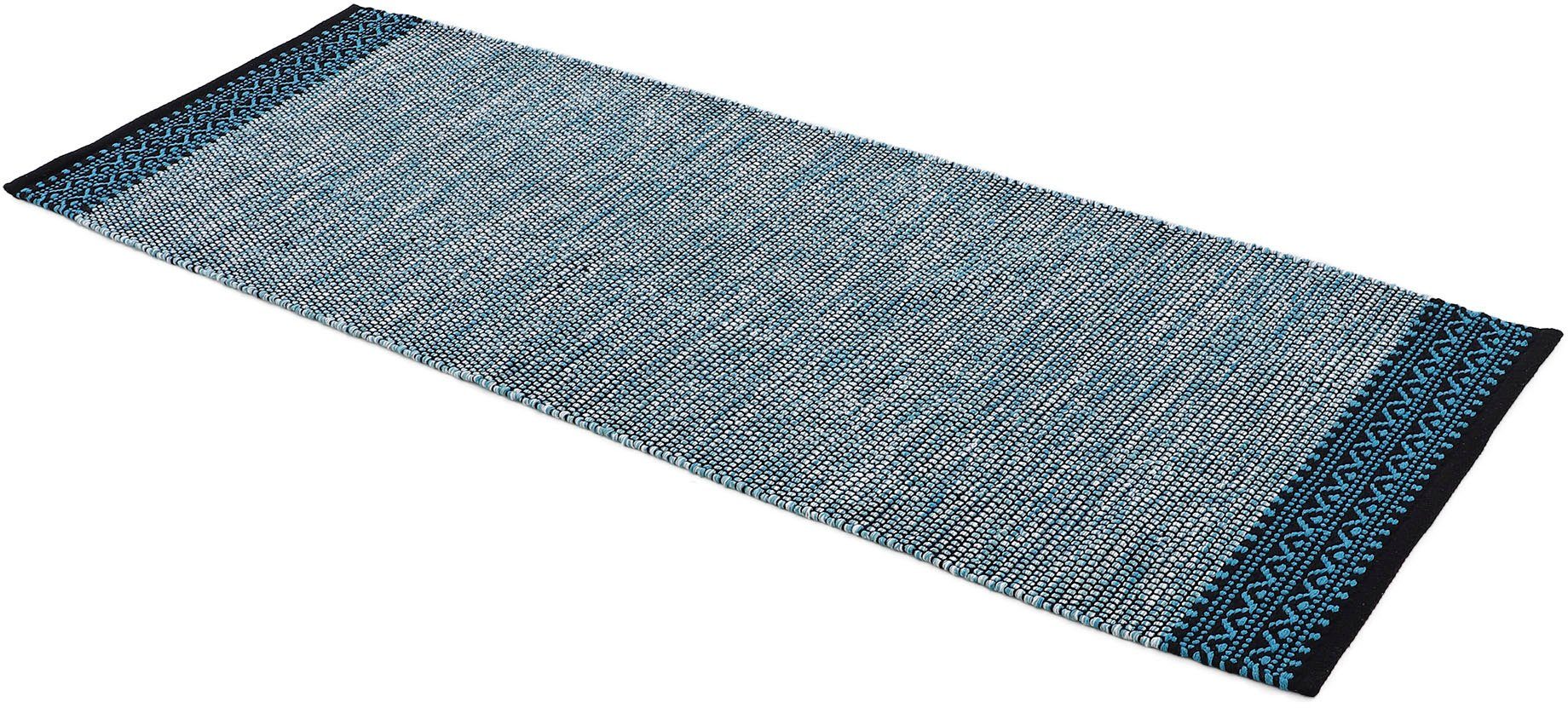 carpetfine Loper Kelim Mia Katoenen tweezijdig te gebruiken kleed