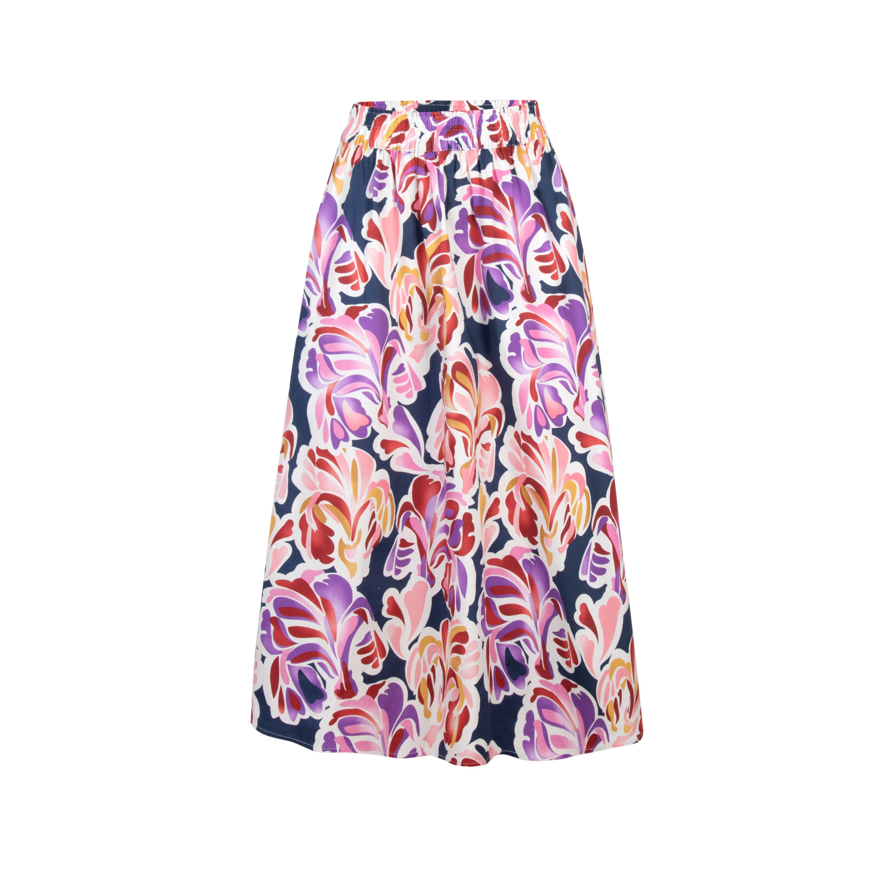 Lieblingsstück Midirok RayaL met print all-over