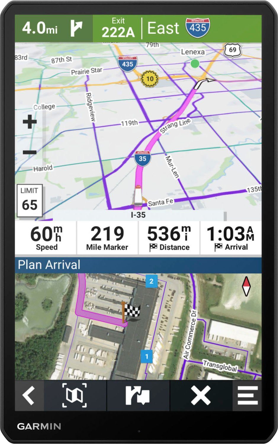 Garmin Navigatiesysteem voor vrachtwagens Dezl LGV1010 EU, MT-D, GPS (1 stuk)