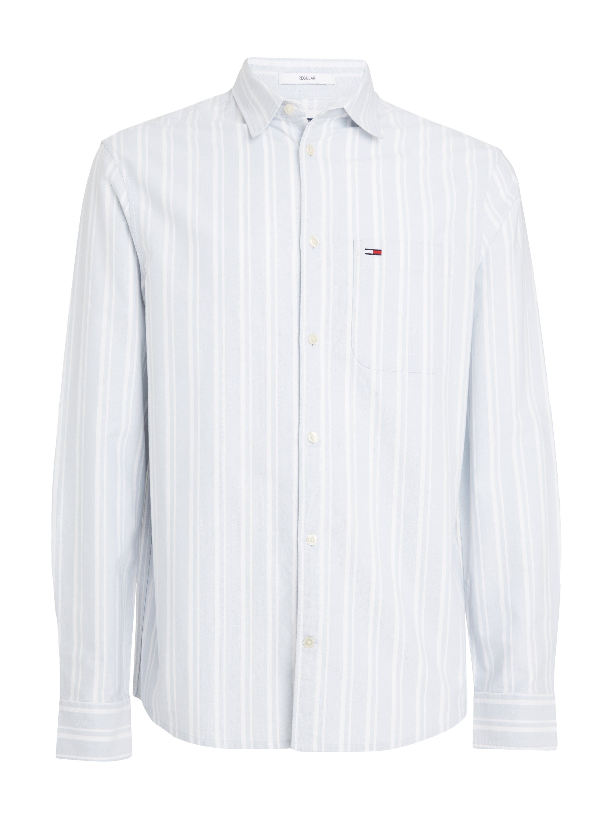TOMMY JEANS Overhemd met lange mouwen TJM REG OXFORD STRIPE SHIRT