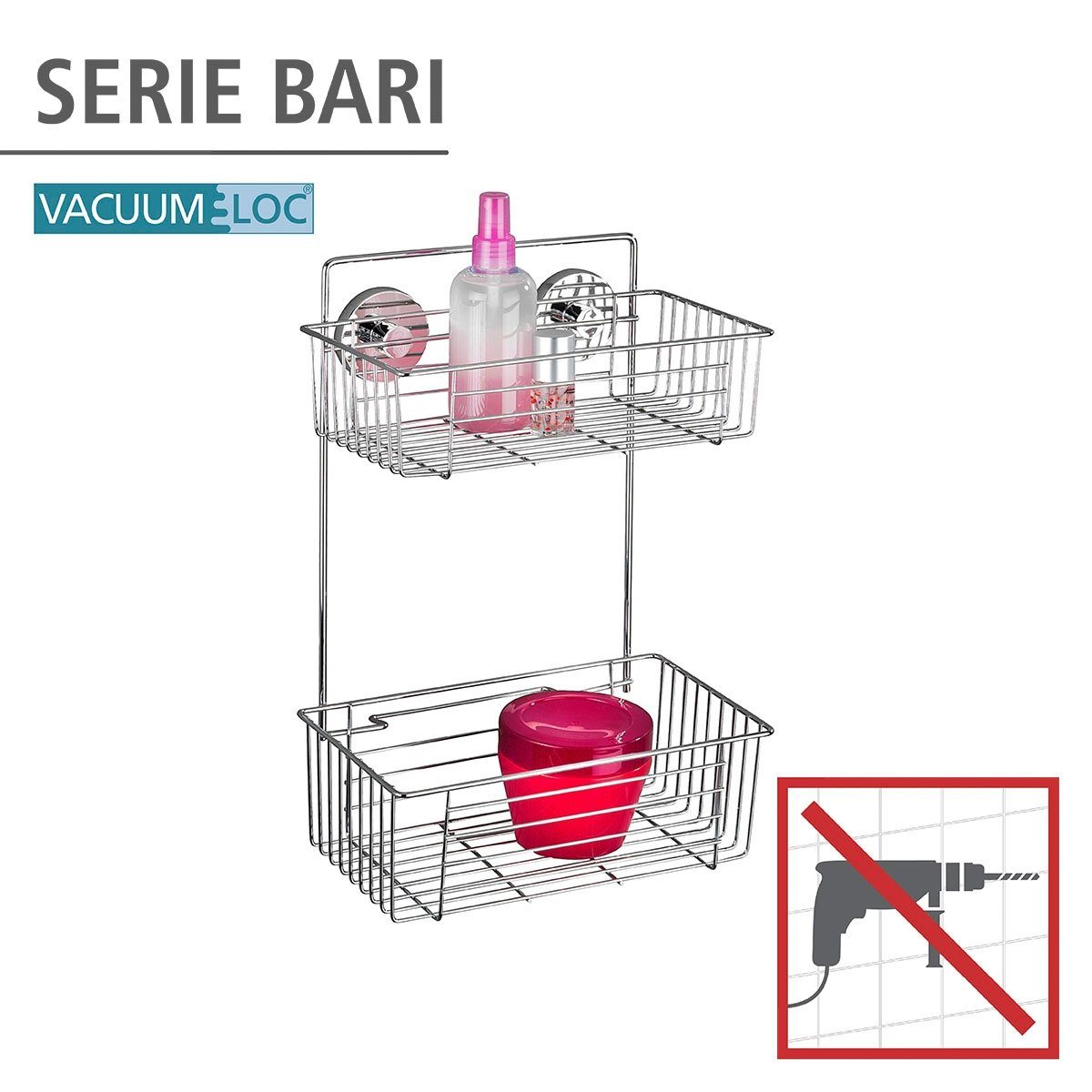 WENKO Doucherekje Bari 2 verdiepingen