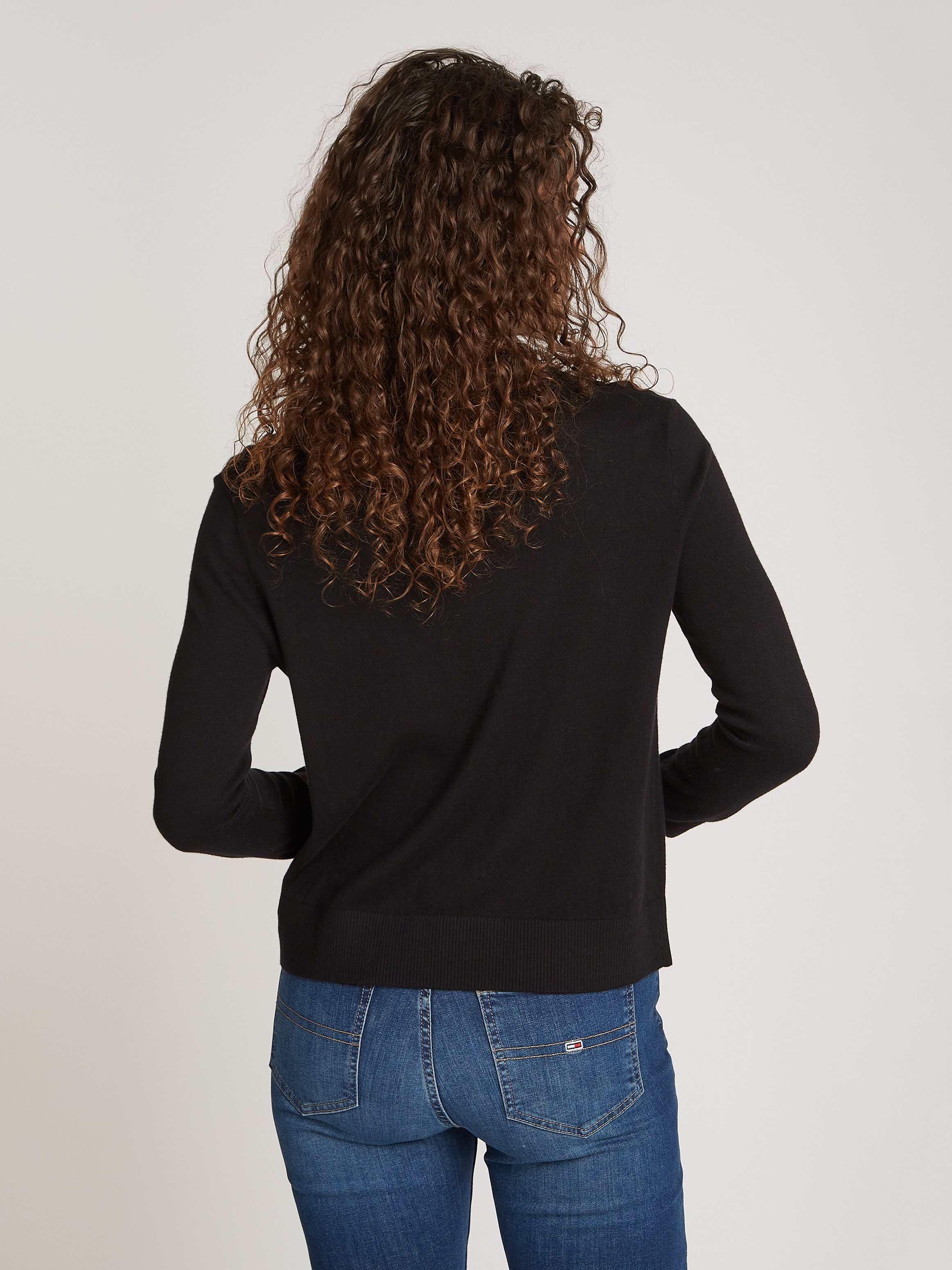 TOMMY JEANS Gebreide trui TJW ESSENTIAL CREW NECK SWEATER