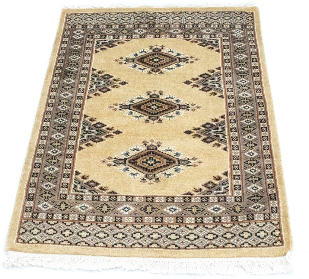 morgenland vloerkleed buchara vloerkleed met de hand geknoopt beige beige