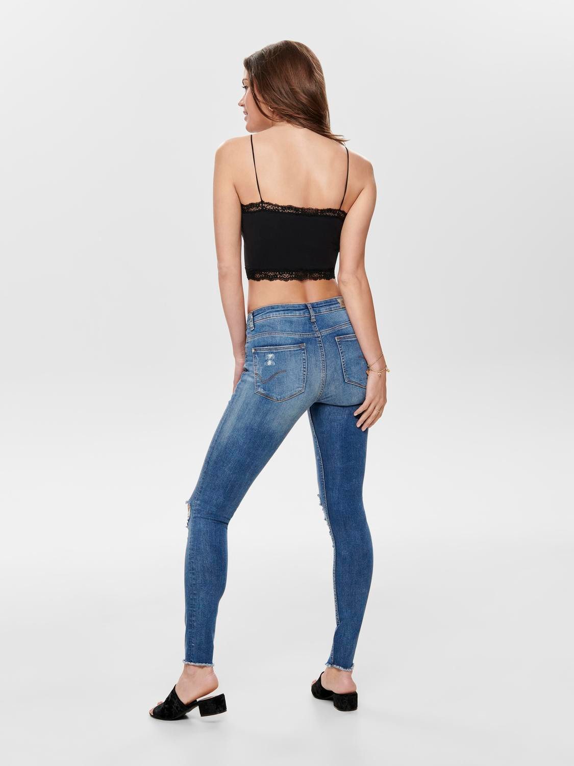 Only Kanten top ONLVICKY LACE SEAMLESS CROPPED TOP