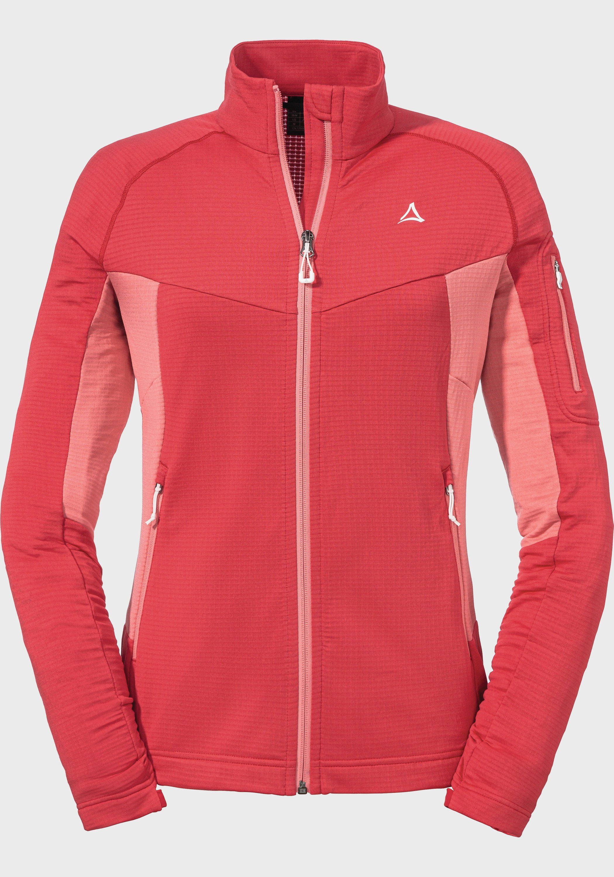 Schöffel Fleecejack Fleece Jacket Hydalen L dames fleece vesten maat 46 rood