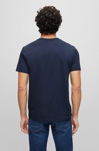 Boss Orange Shirt met korte mouwen Thinking 1 10246016 01 met logo-opdruk aan de voorkant (1-delig)