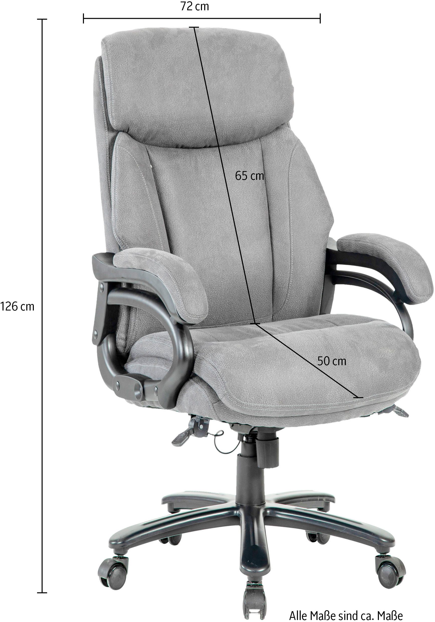 Duo Collection Bureaustoel ENNIO Federkern, tot 180kg, robuust