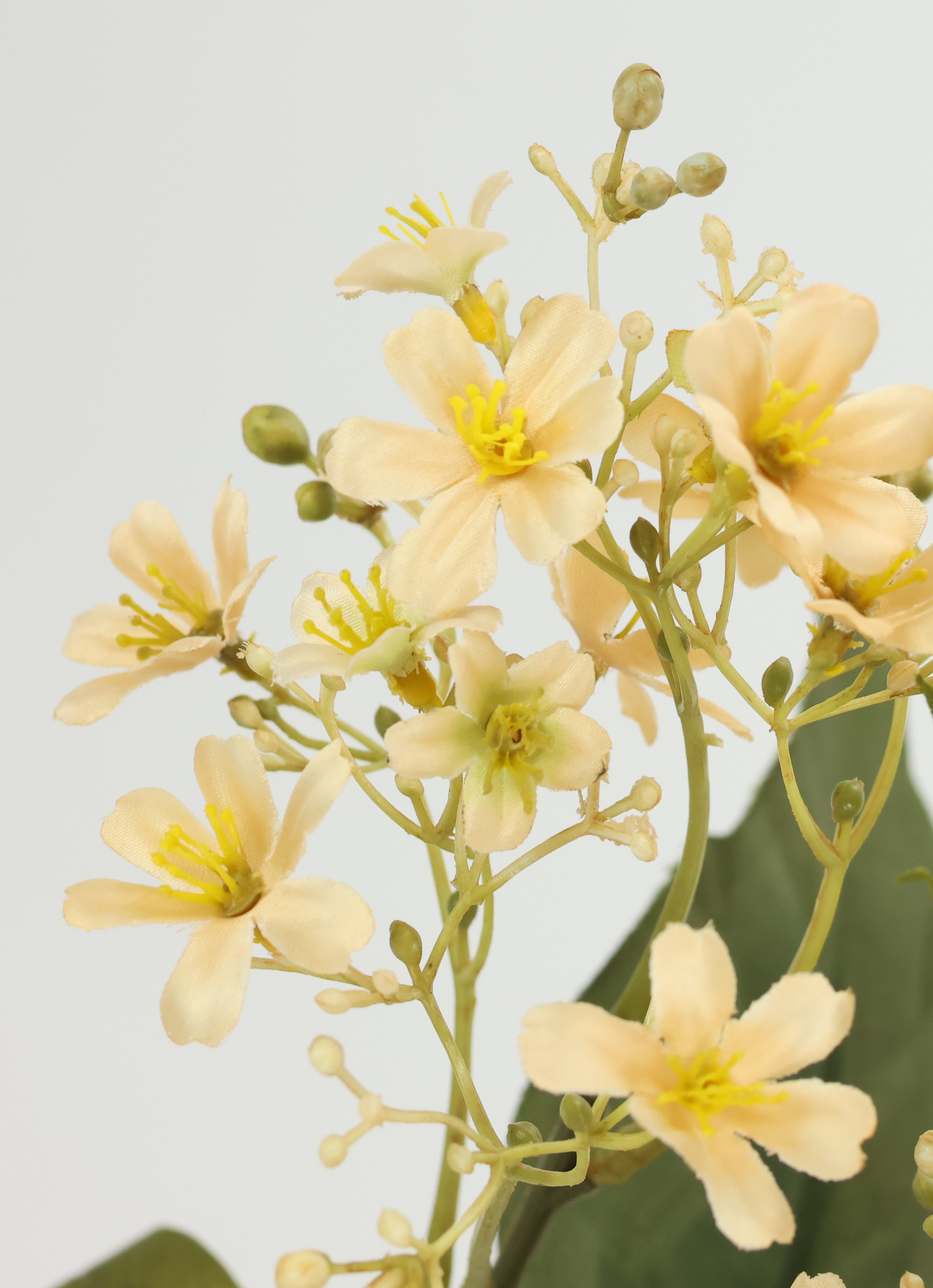 I.GE.A. Kunstbloem Stelenbloemen assortiment dahlia bloes tak Tak zijdenbloem enkele bloem herfst kunstbloemen decoratieve bloemen (2 stuks)