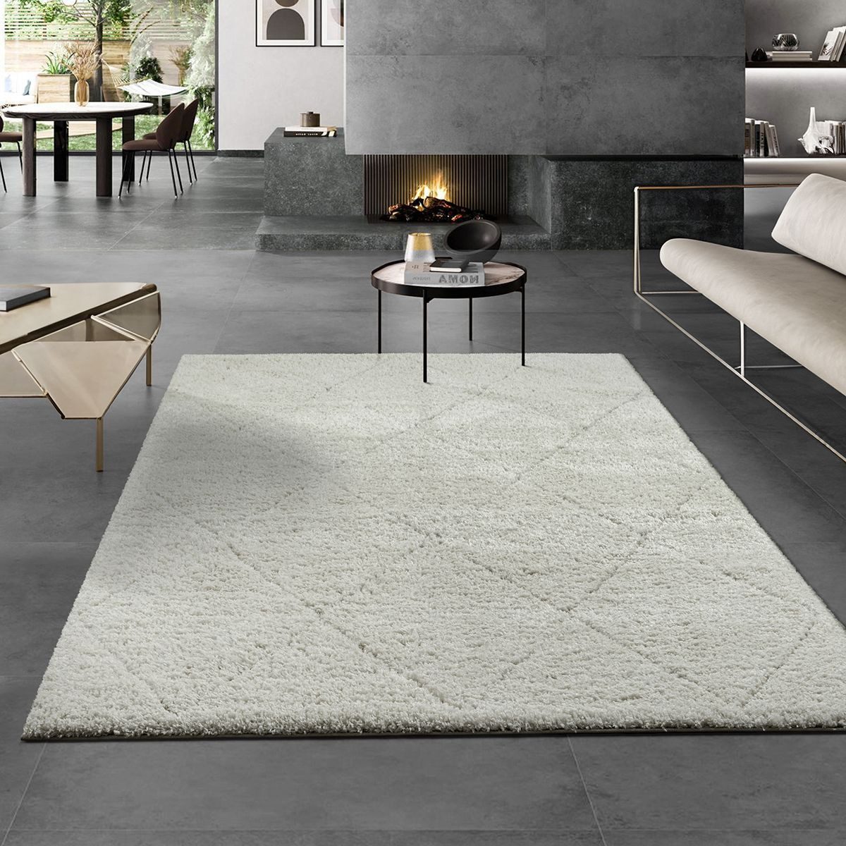 The carpet Vloerkleed Bahar Shaggy