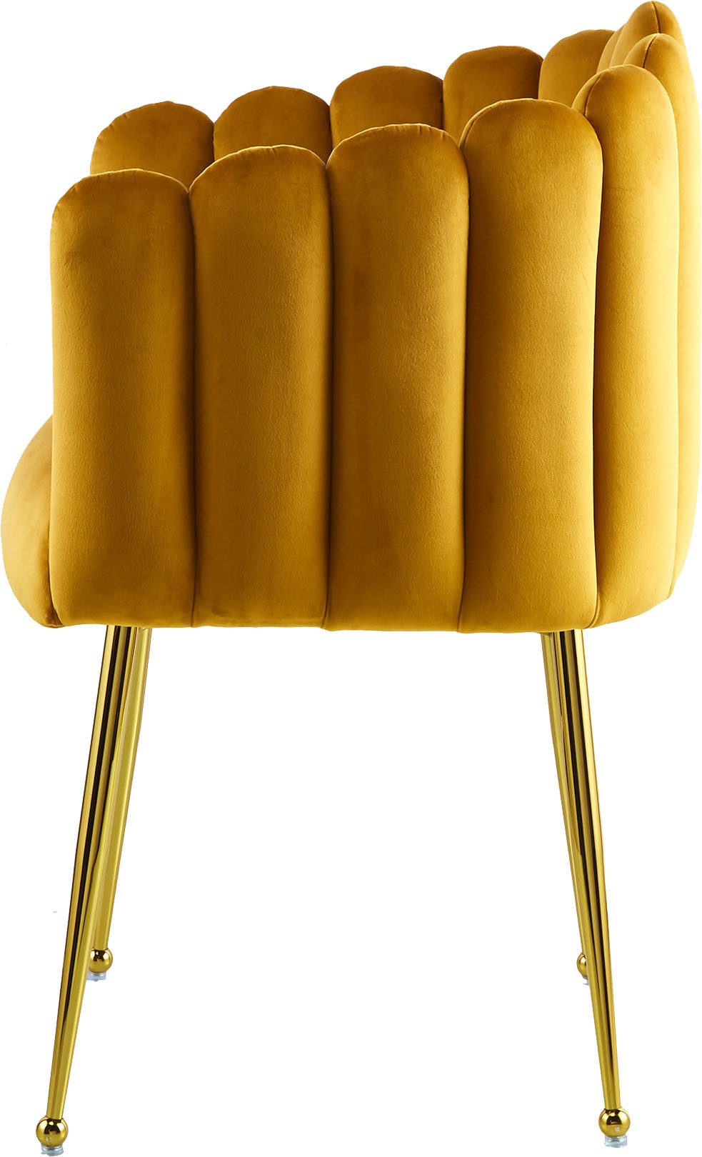 Kayoom Stoel Muna 125, BESTSELLER! opvallende rug-/armleuning in schelpvorm opvallende gevlochten rugleuning, fluwelen bekleding, goudkleurige poten (1 stuk)
