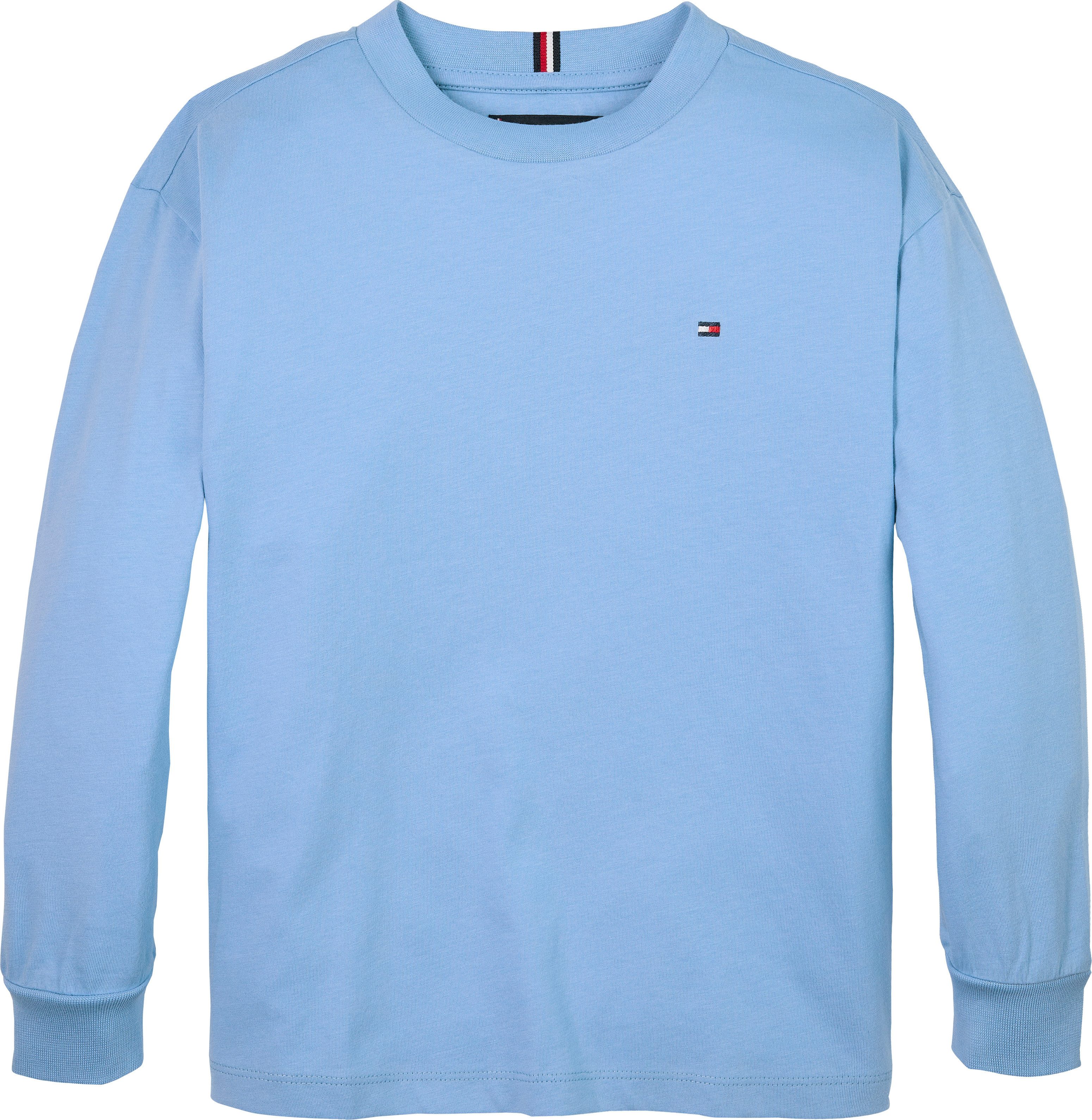 Tommy Hilfiger Shirt met lange mouwen ESSENTIAL T-SHIRT LS voor kinderen tot 16 jaar, merklogo