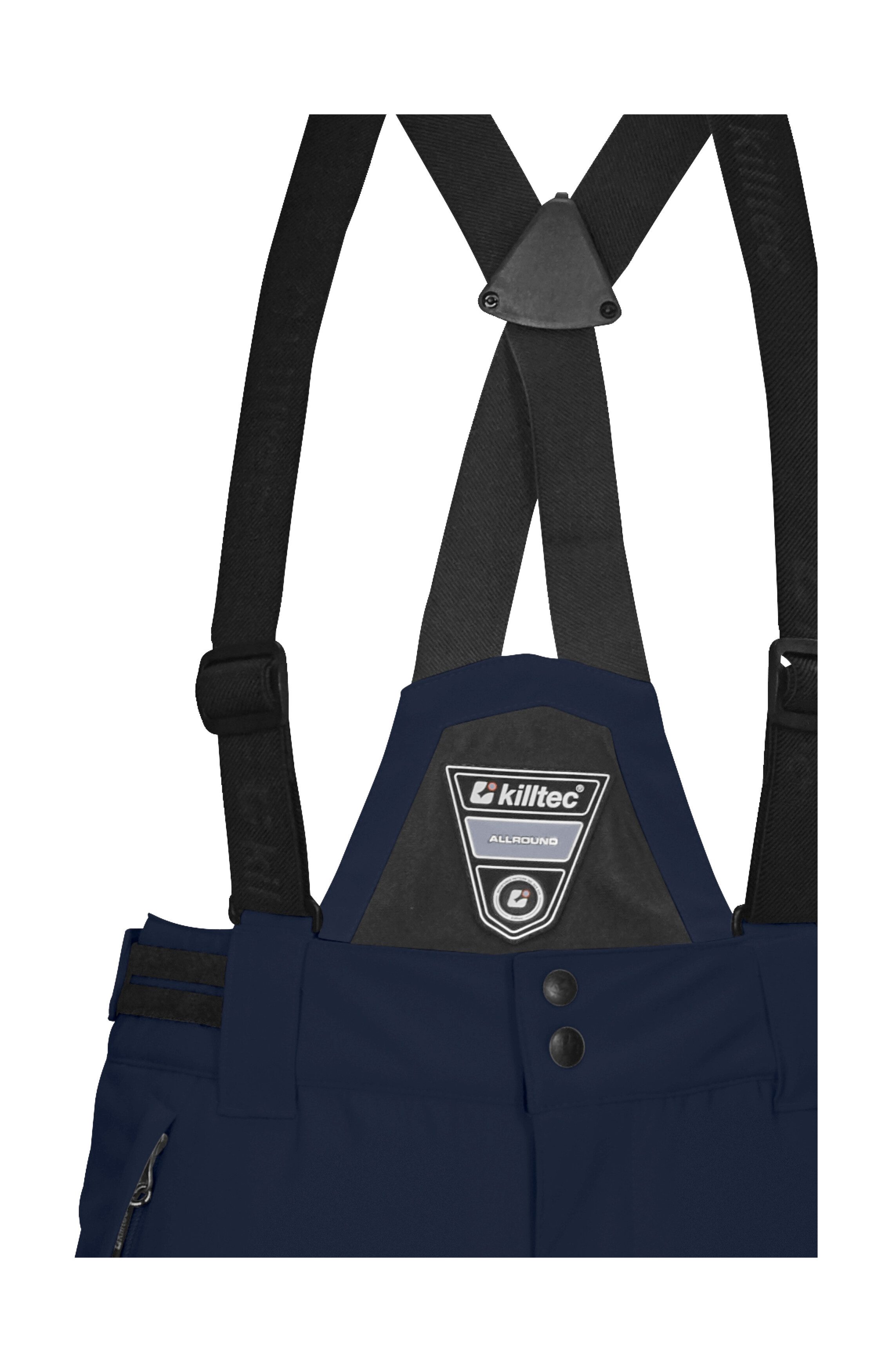 Killtec Skibroek KSW 77 GRLS SKI PNTS waterdicht, ademend, afneembare bretels, verstevigde zijband