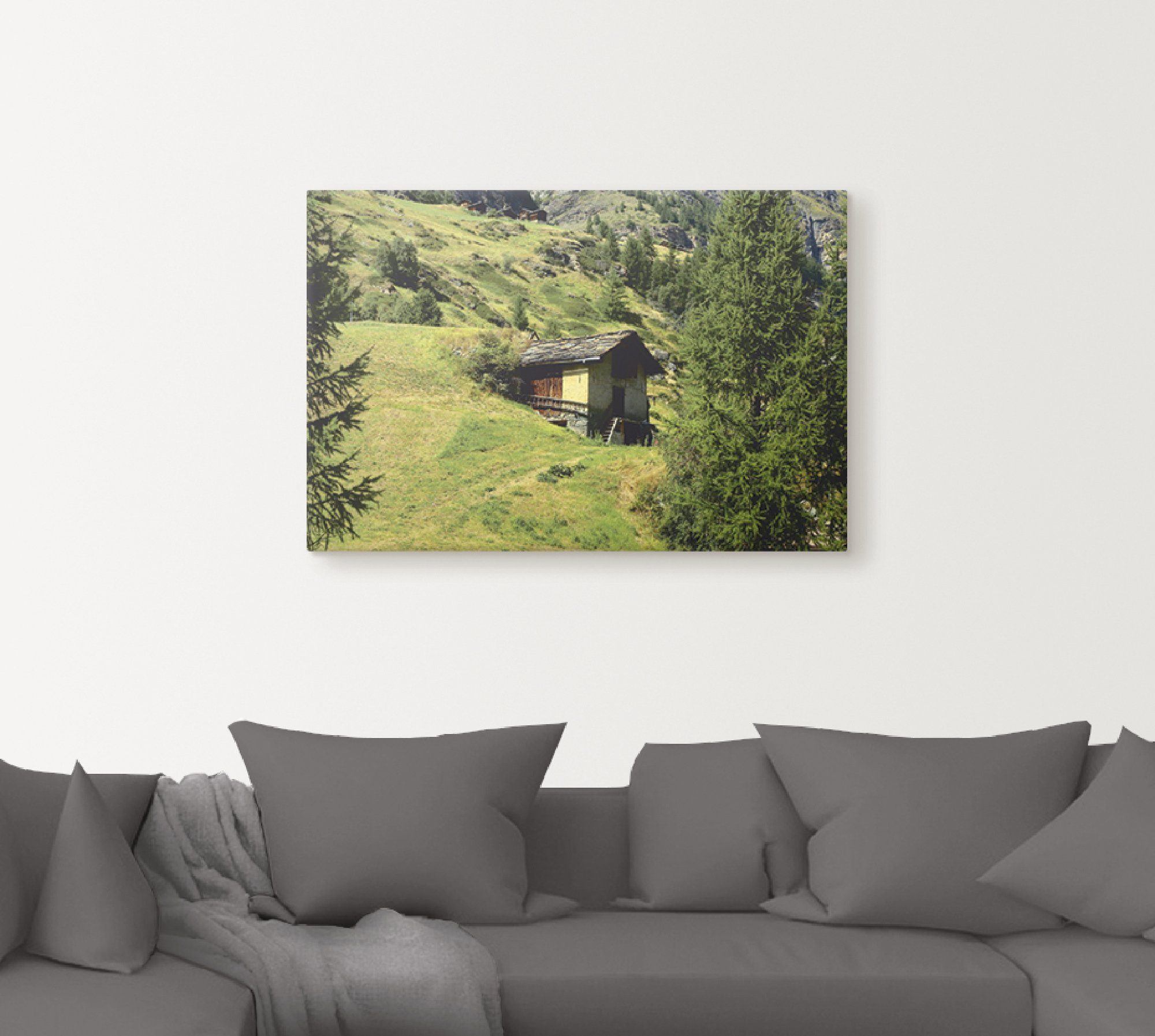 Artland Artprint Zermatt als artprint van aluminium, artprint op linnen, muursticker of poster in verschillende maten