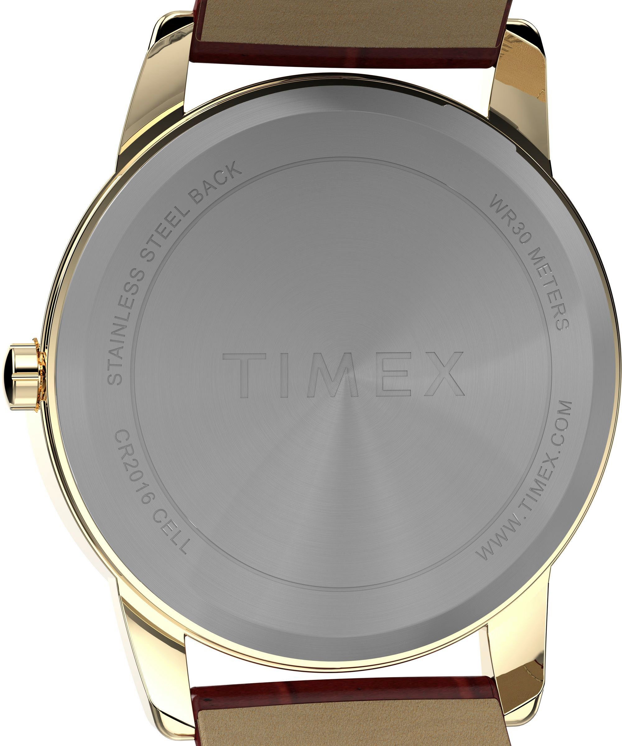 Timex Kwartshorloge EASY READER CLASSIC Horloge, herenhorloge, dameshorloge, leren band, datum