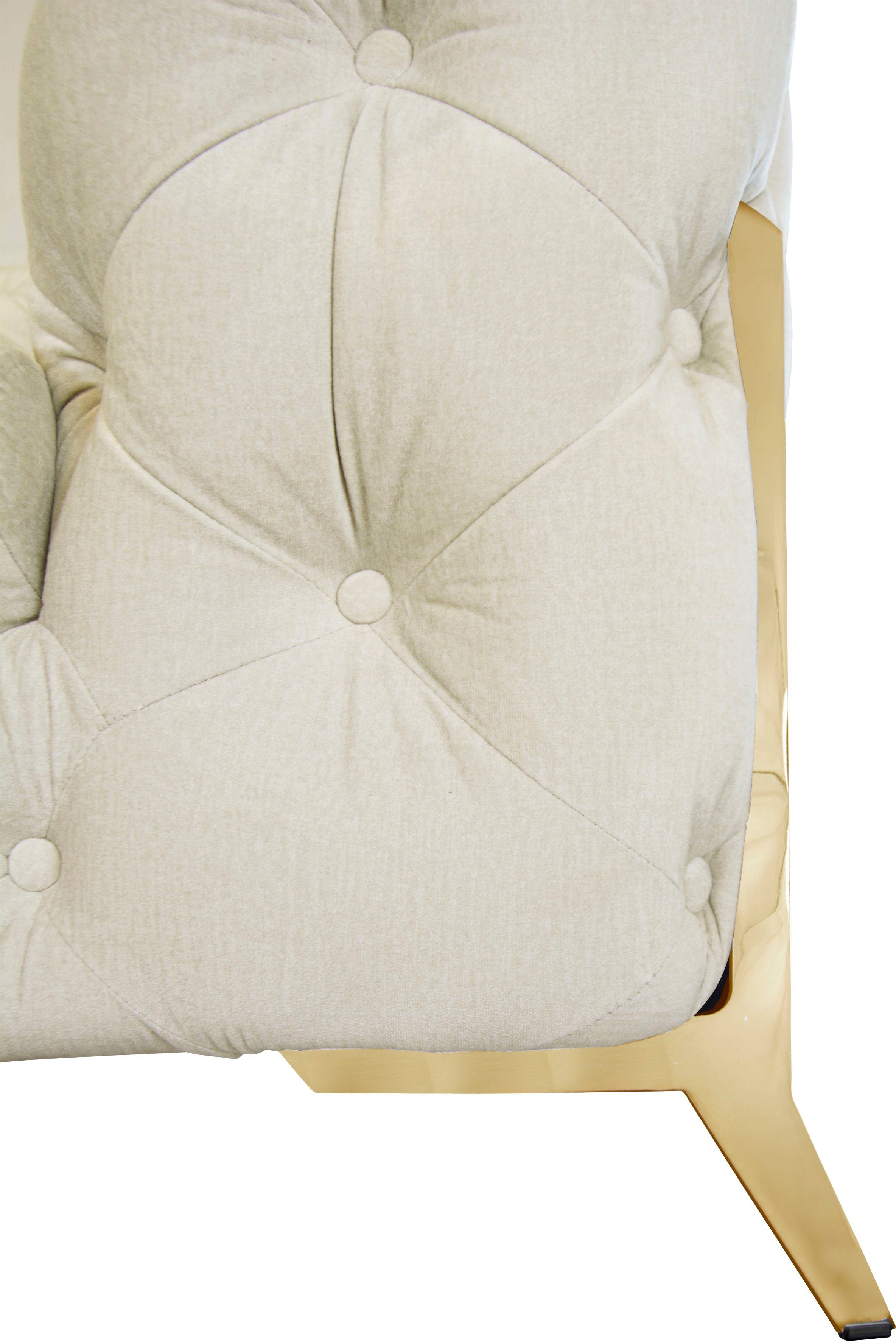 Leonique Chesterfield-fauteuil Amaury Fauteuil luxueuze capitonnage, moderne chesterfield look, kleur van de poten ter keuze