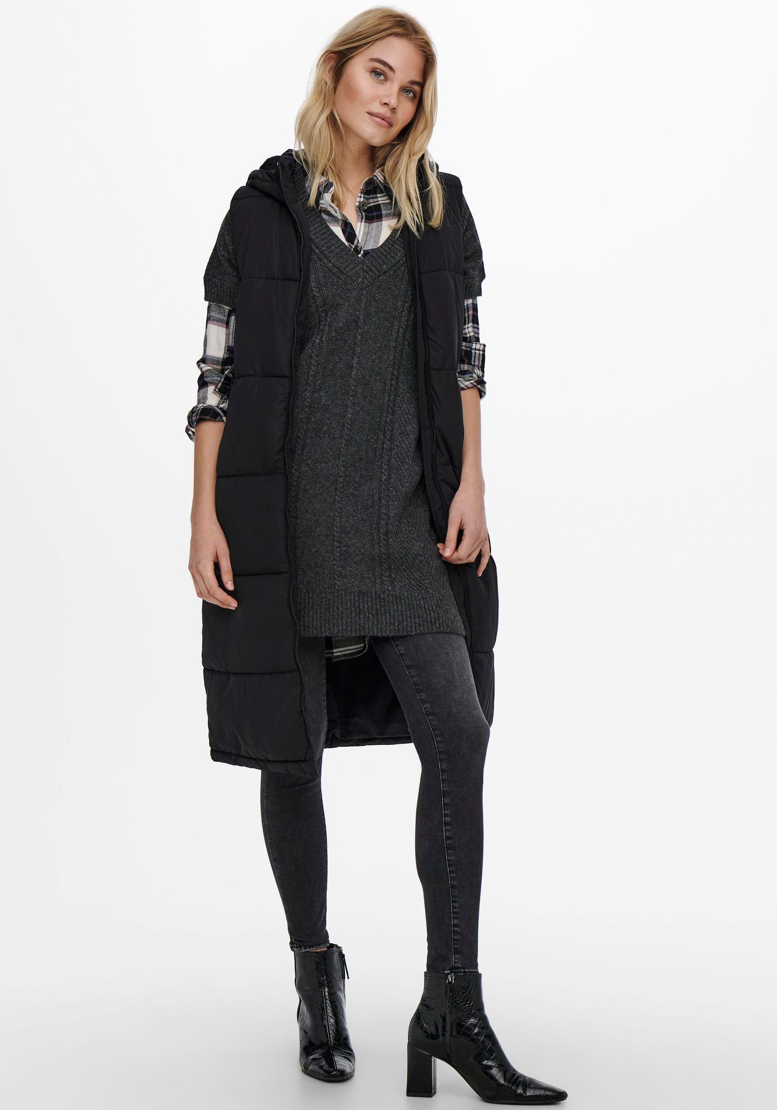 Only Bodywarmer ONLALINA LONG WAISTCOAT OTW NOOS