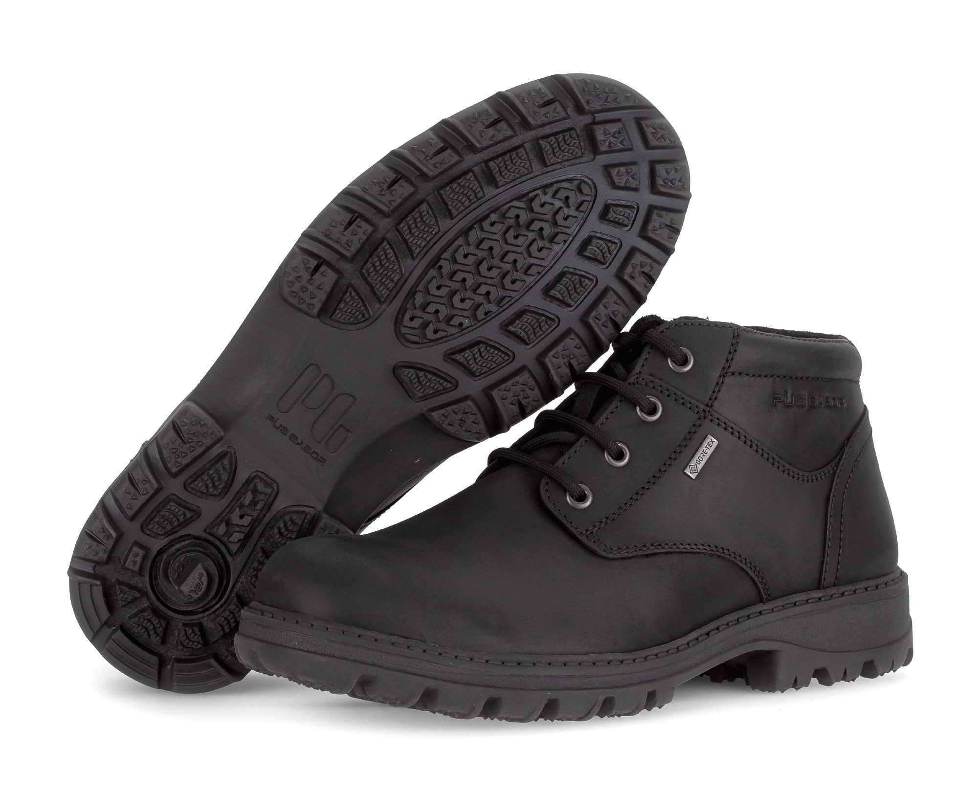 Pius Gabor Winterlaarzen , veterschoenen, outdoorschoen met logo, wijdte g (= wijd)