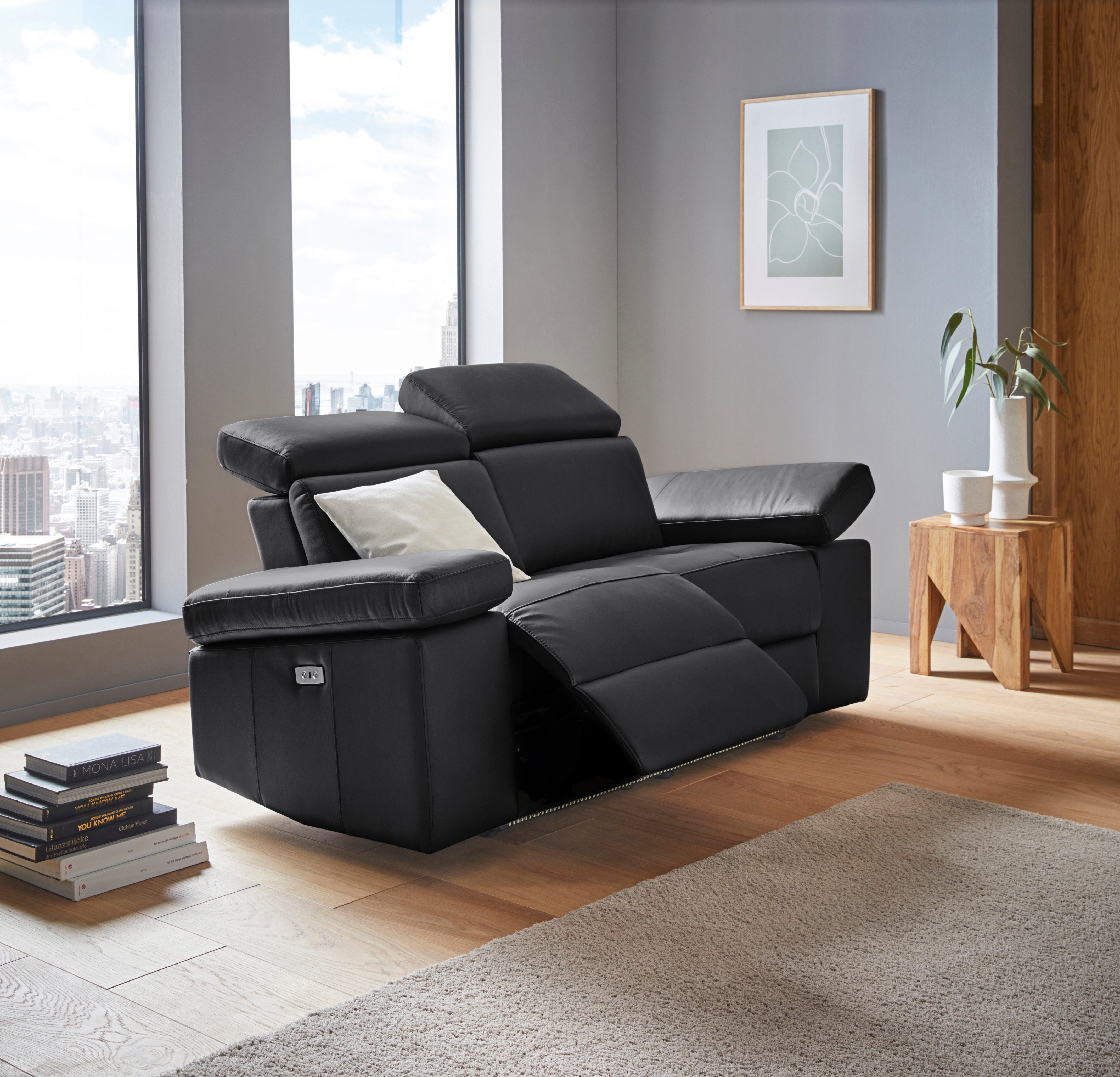 Places of Style 2-zitsbank Kilado met relaxfunctie, verstelbare armleuning, verstelbare hoofdsteun