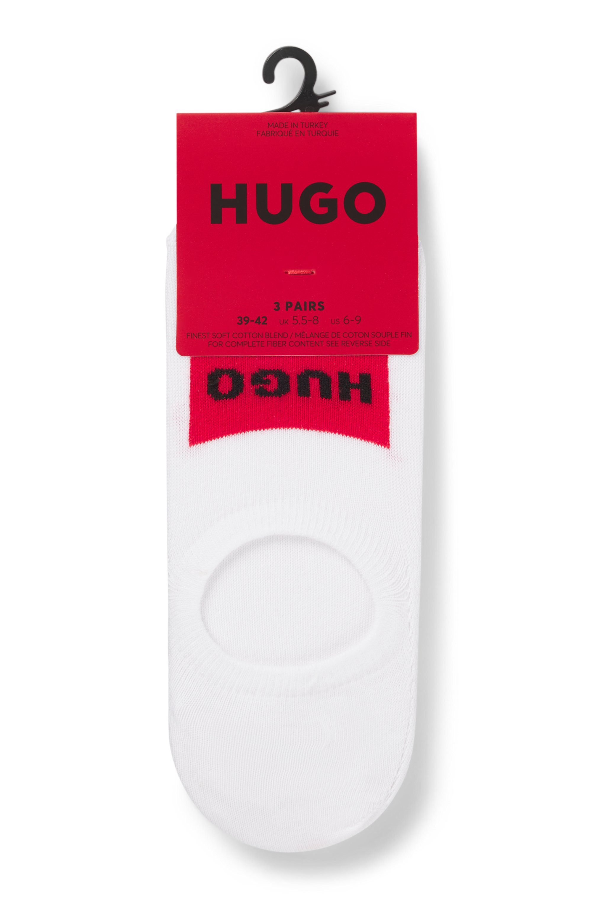 HUGO underwear Vrijetijdssokken 3P LC LABEL CC met geborduurd logo (set, 3 paar)