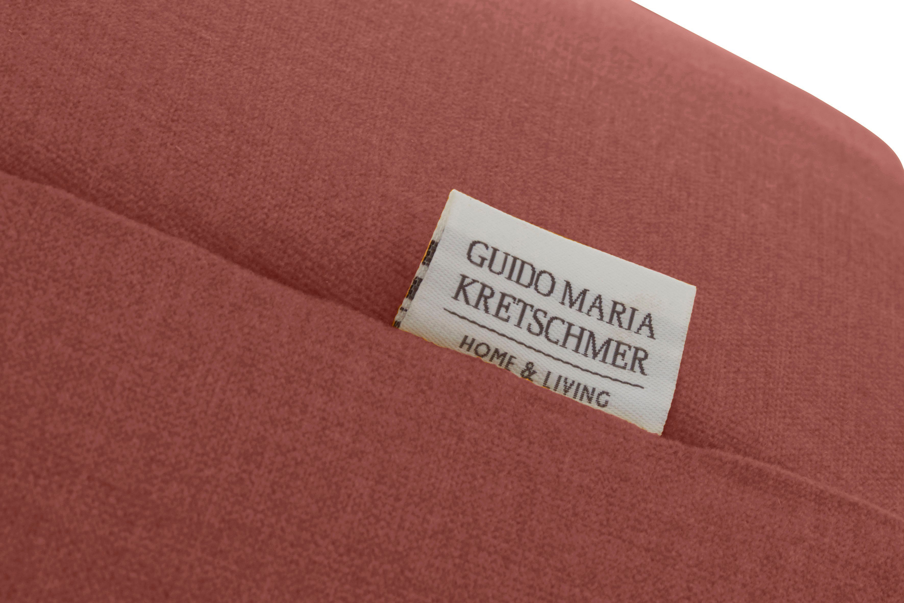 Guido Maria Kretschmer Home&Living Loveseat Amiens fauteuil loungefauteuil met prachtige capitonnage achter