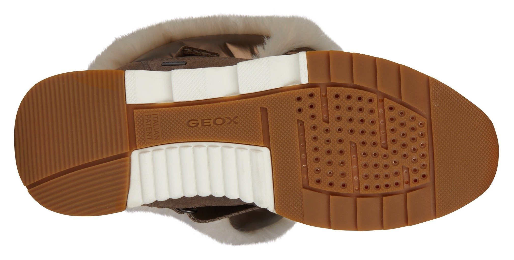 Geox Winterlaarzen D FALENA B ABX , snow, winter, sleehak, instapschoen in tex-uitvoering