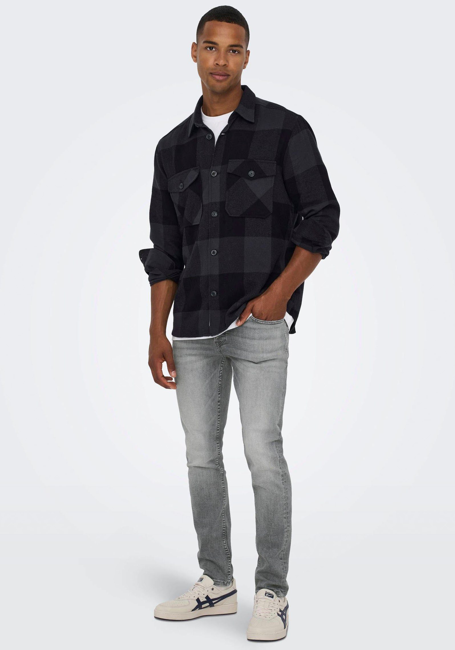 ONLY & SONS Slim fit jeans ONSLOOM SLIM LBD 8263 AZG DNM NOOS