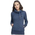 ragwear sweater rylie marina met maritieme all-over "anker"-print blauw