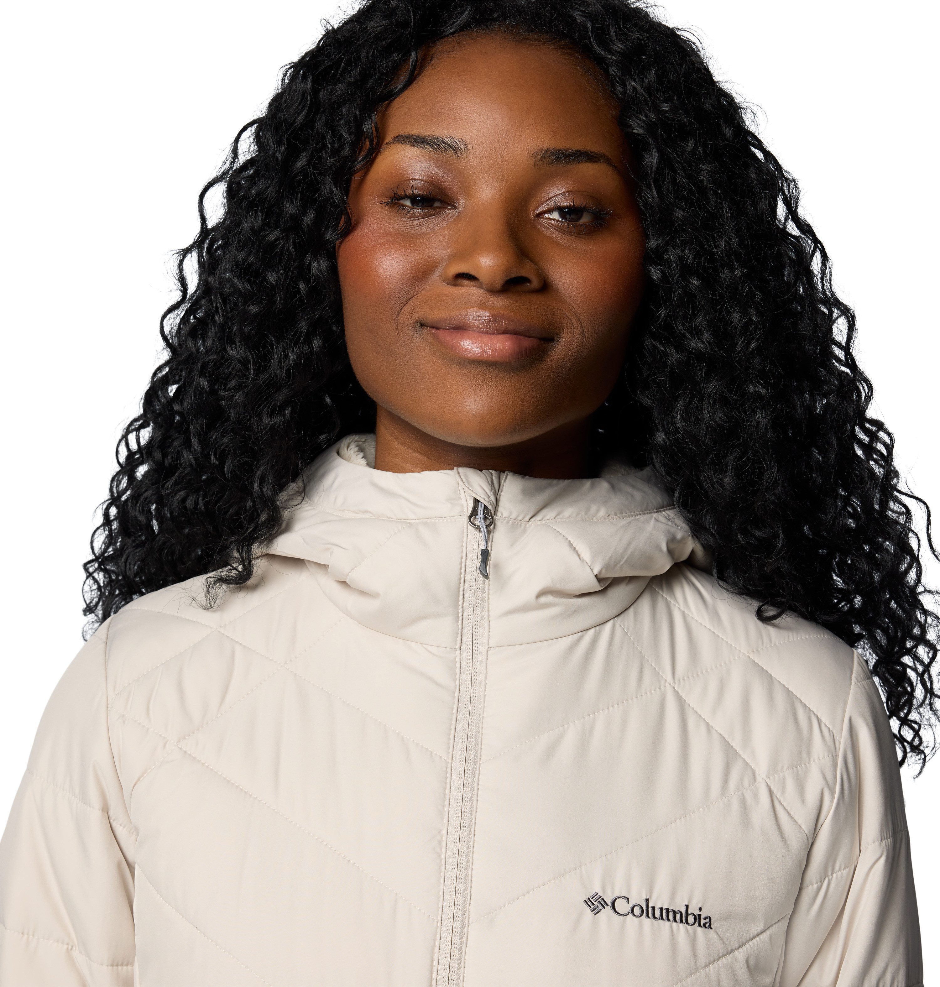 Columbia Gewatteerde jas HEAVENLY LONG HOODED JACKET (1-delig)