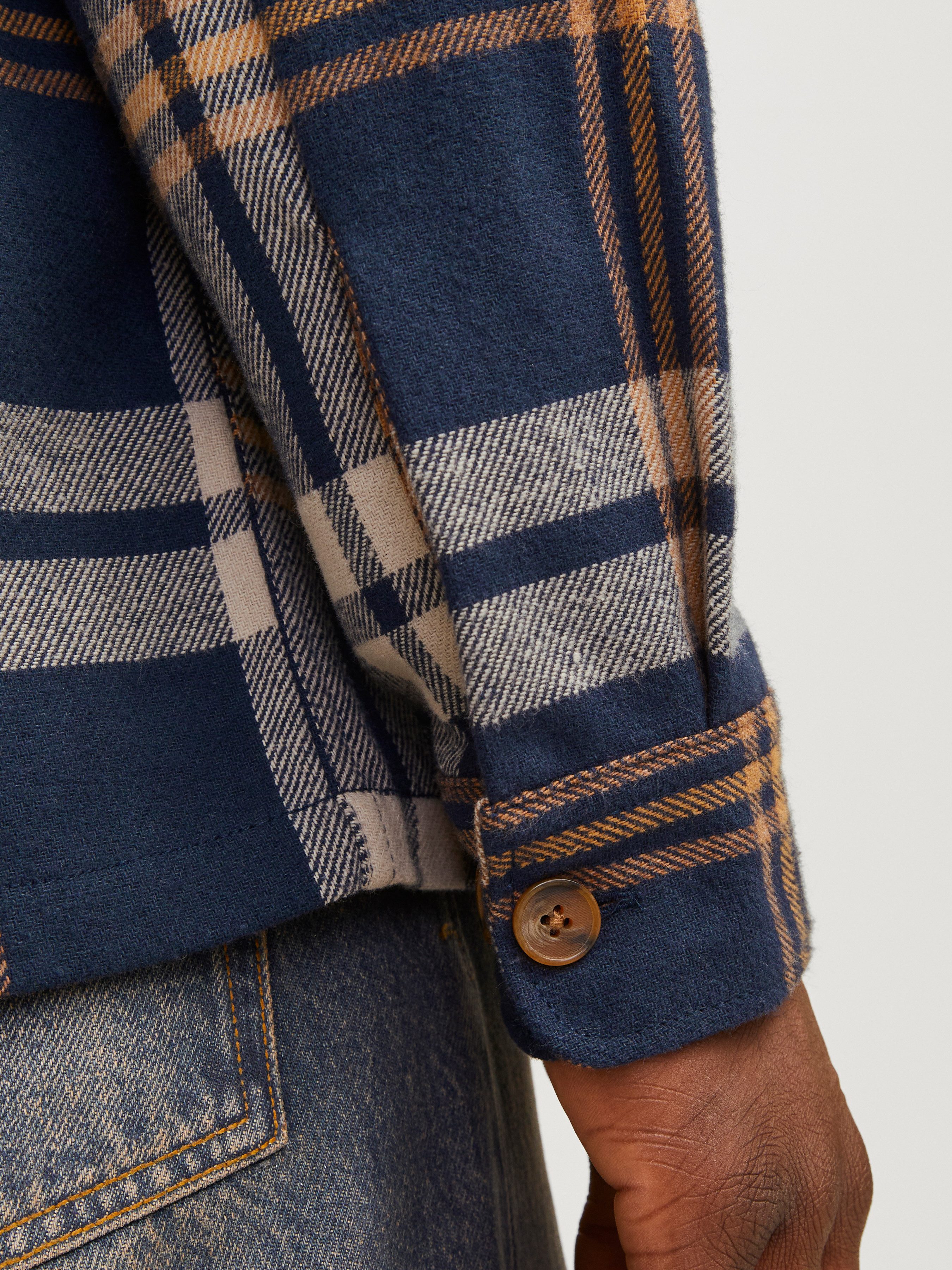 Jack & Jones Overhemd met lange mouwen JPRRAYMOND MELANGE CHECK LS OVERSHIRT SN