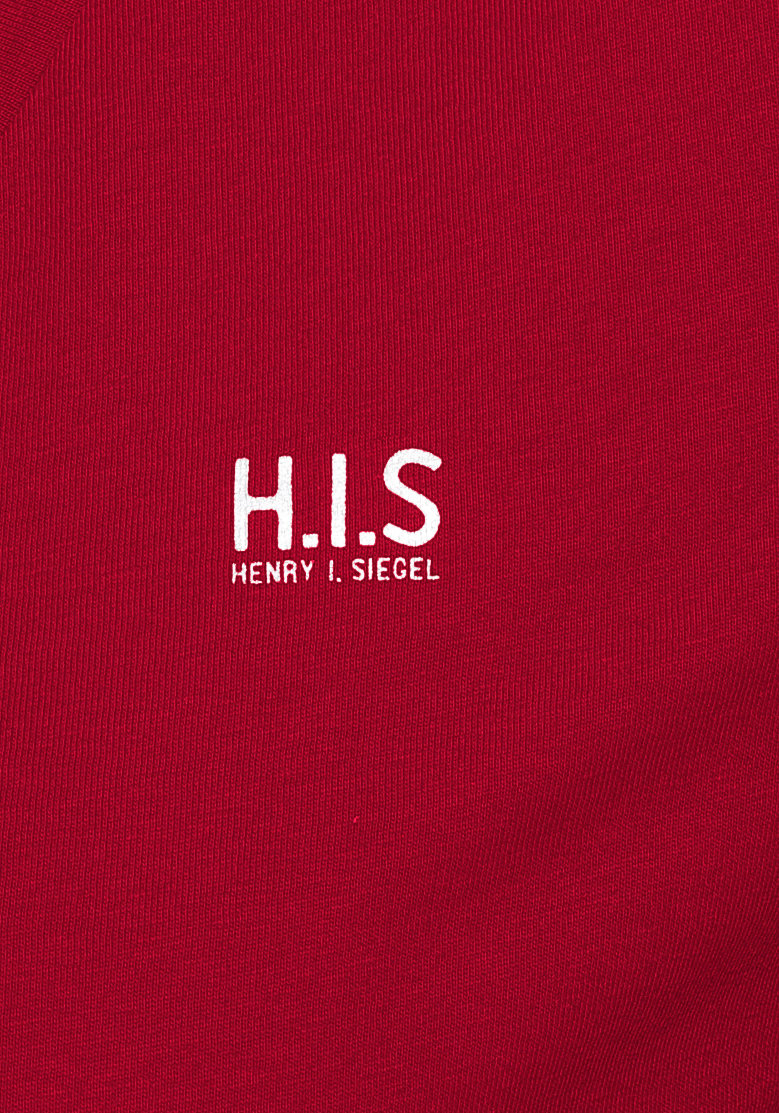 H.I.S T-shirt Essential basics figuurvolgende snit, van katoen (Set van 3)