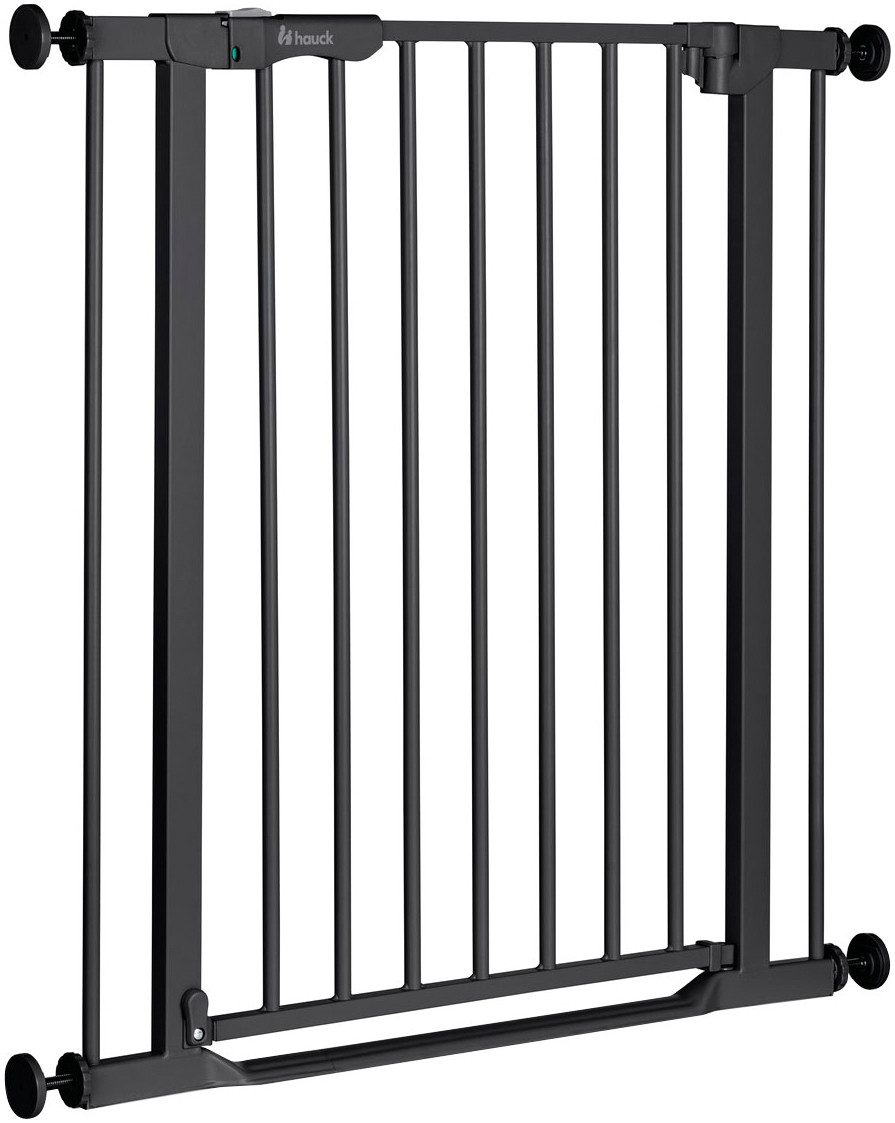 Hauck Traphek Clear Step Autoclose 2, Black ook als traphekje te gebruiken, 75-80, vlakke doorgang