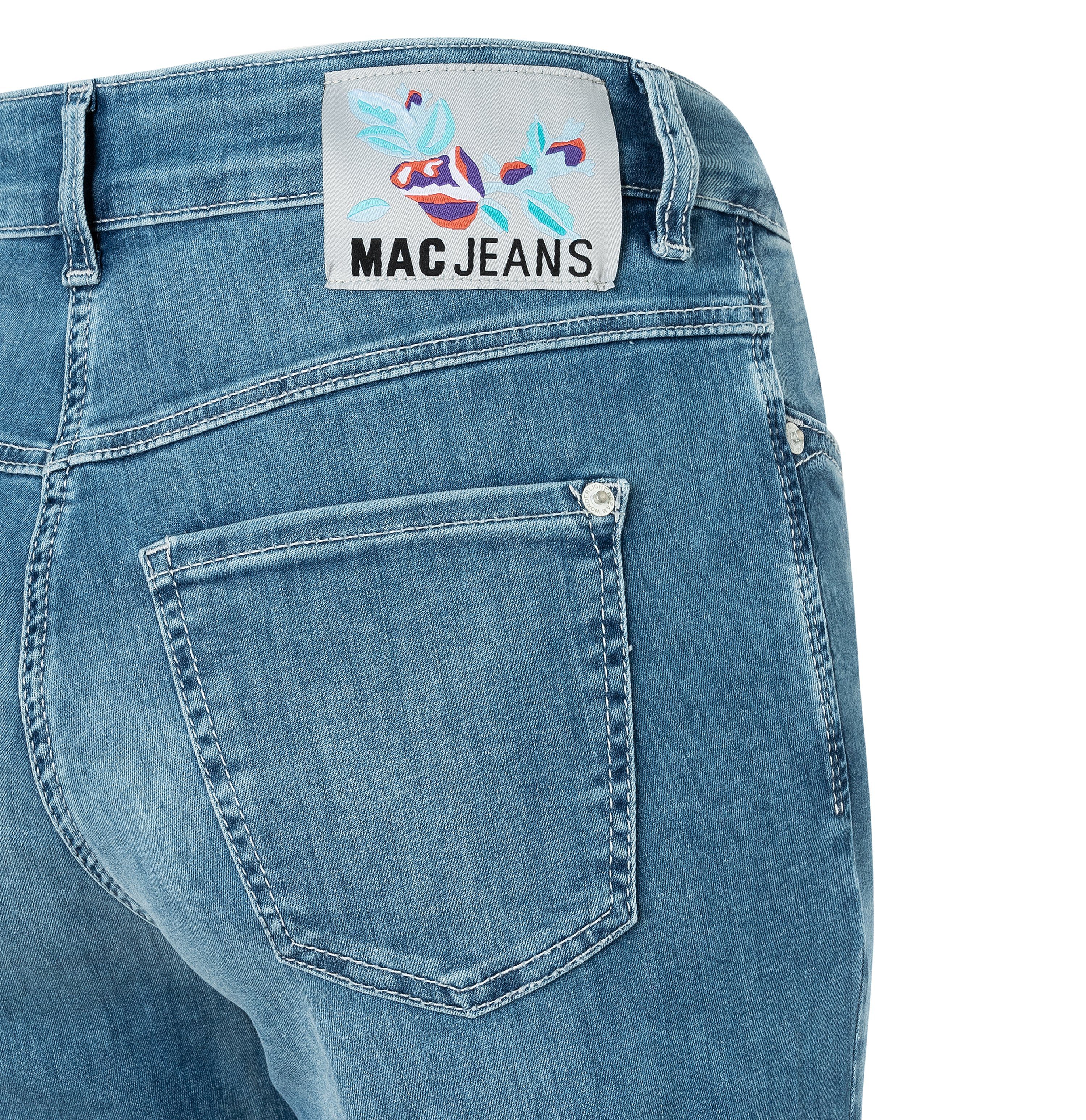 MAC Wijde jeans DREAM WIDE met wijde broekspijp - stretch