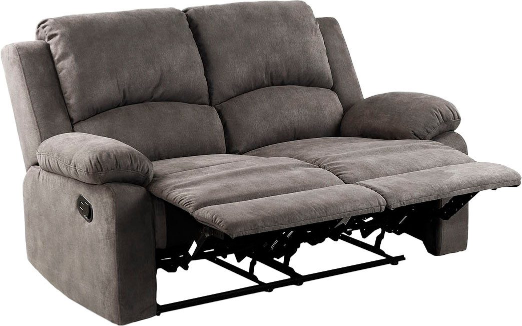 Jockenhöfer Gruppe 2-zitsbank Dakota Ligfunctie met halfautomatische relaxfunctie, TFK bekleding