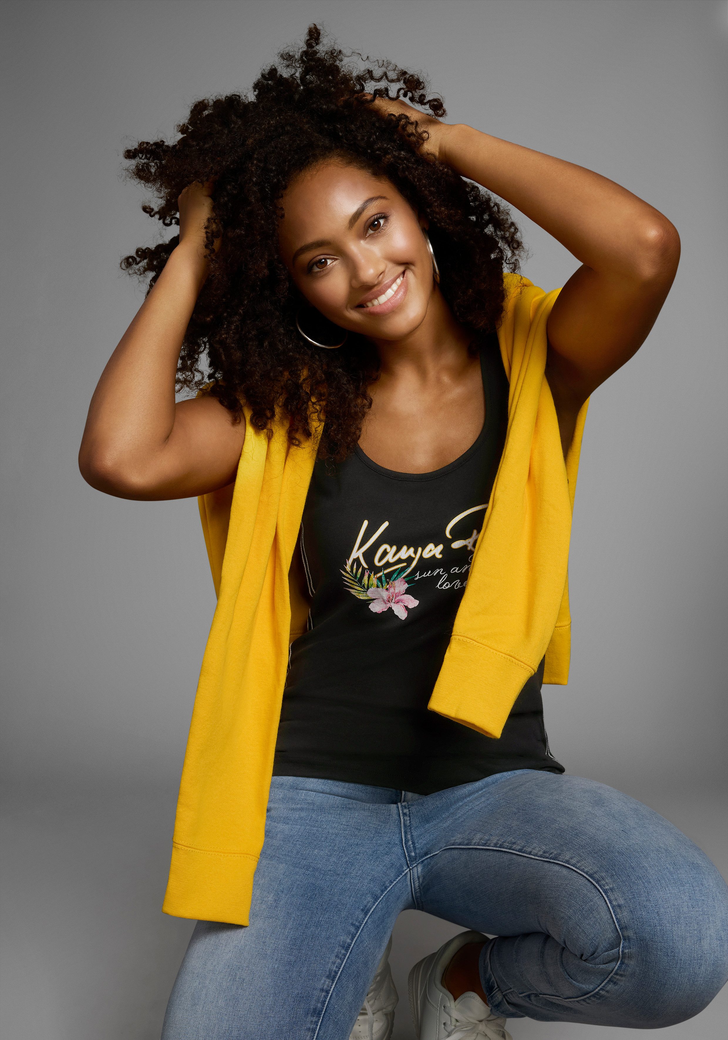 KangaROOS Tanktop met elegante frontprint