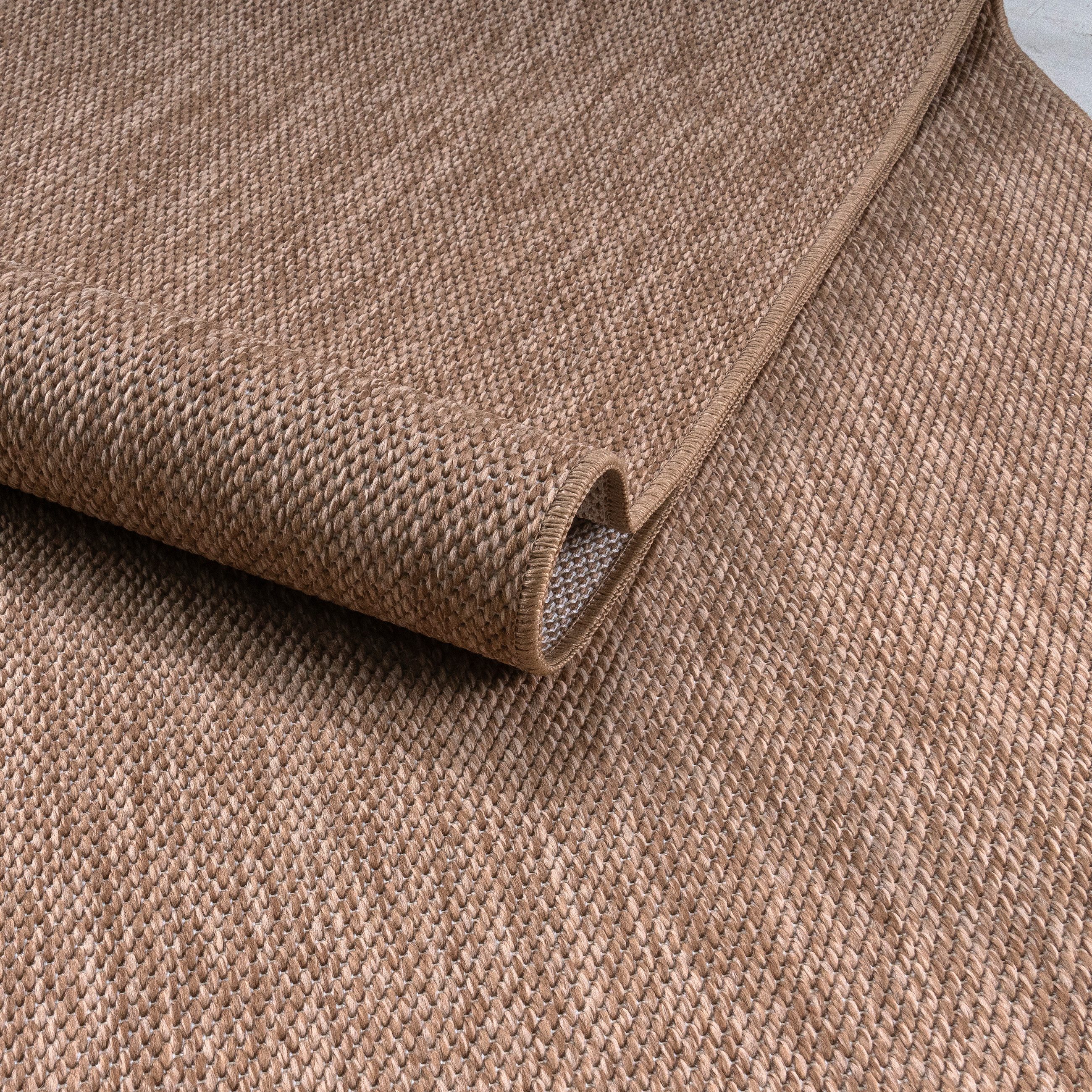 my home Vloerkleed Kian Sisal-look, vlakweefsel, binnen- en buitengebruik, weerbestendig & UV-bestendig