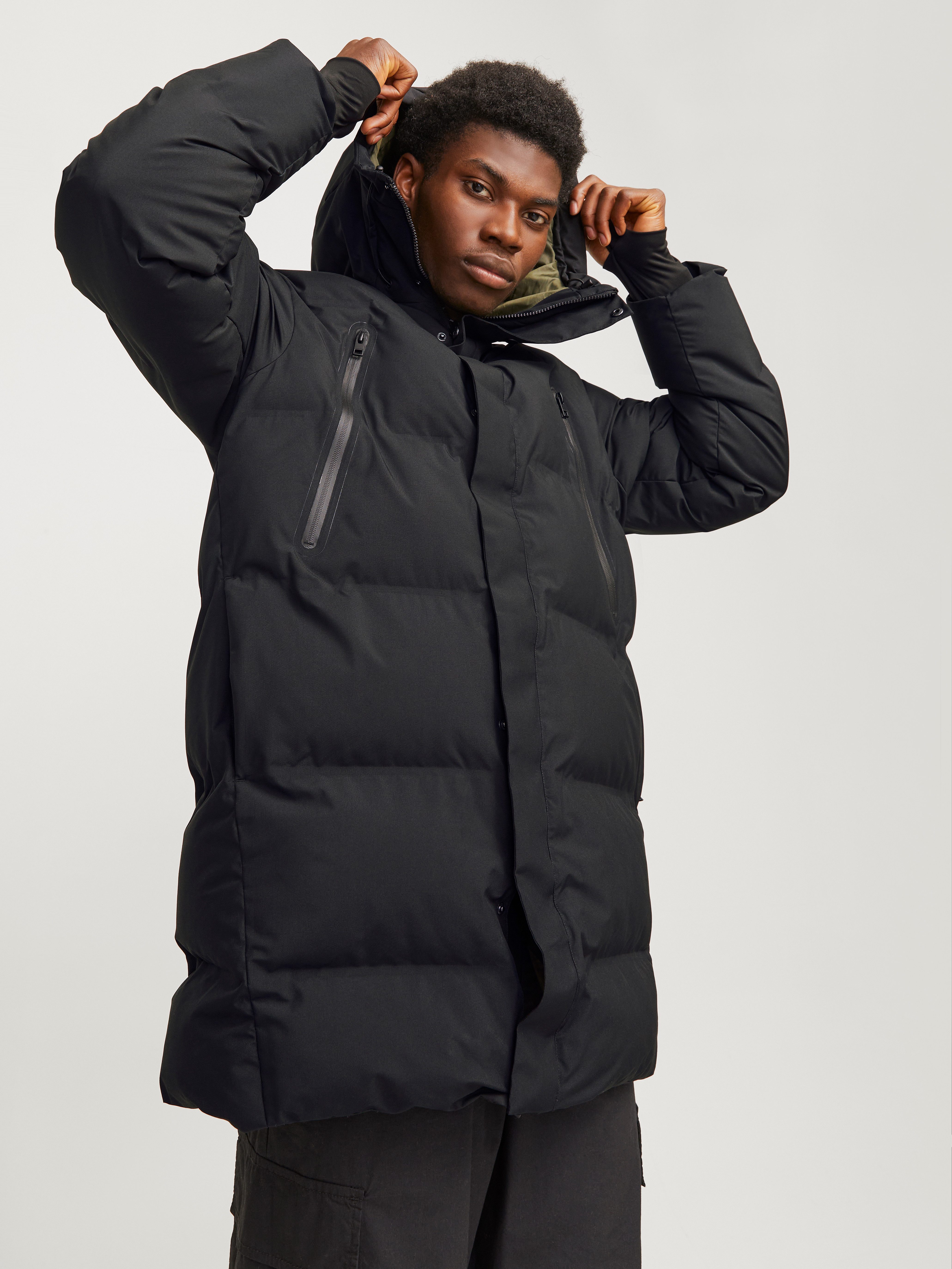 Jack & Jones Gewatteerde jas JCOALPHA LONG PUFFER SN