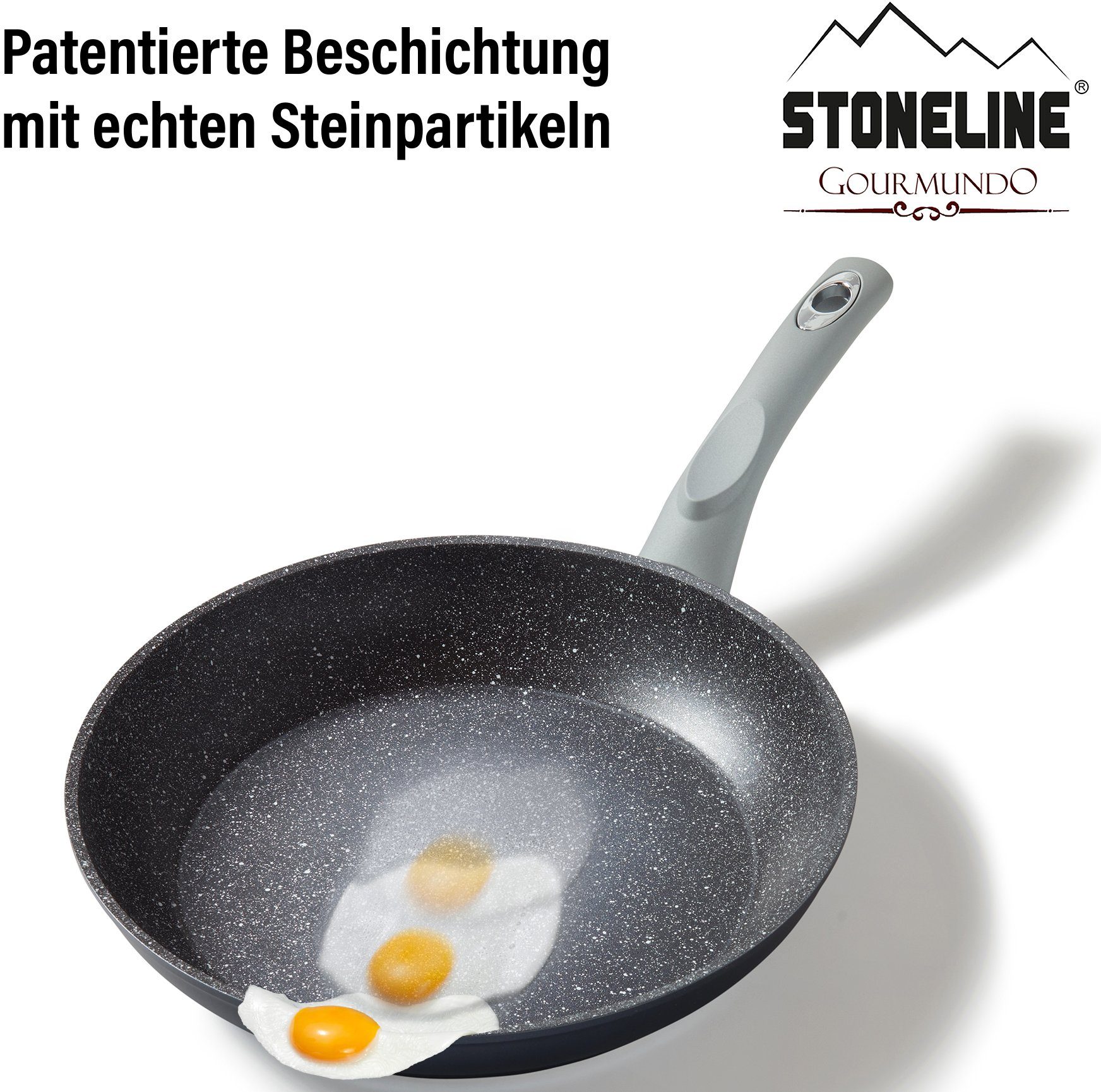 STONELINE Koekenpan Gourmundo Made in Germany, STONELINE®-antiaanbaklaag, inductie, inductie (1-delig)