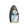 komar poster cute animal penguin hoogte: 40 cm multicolor