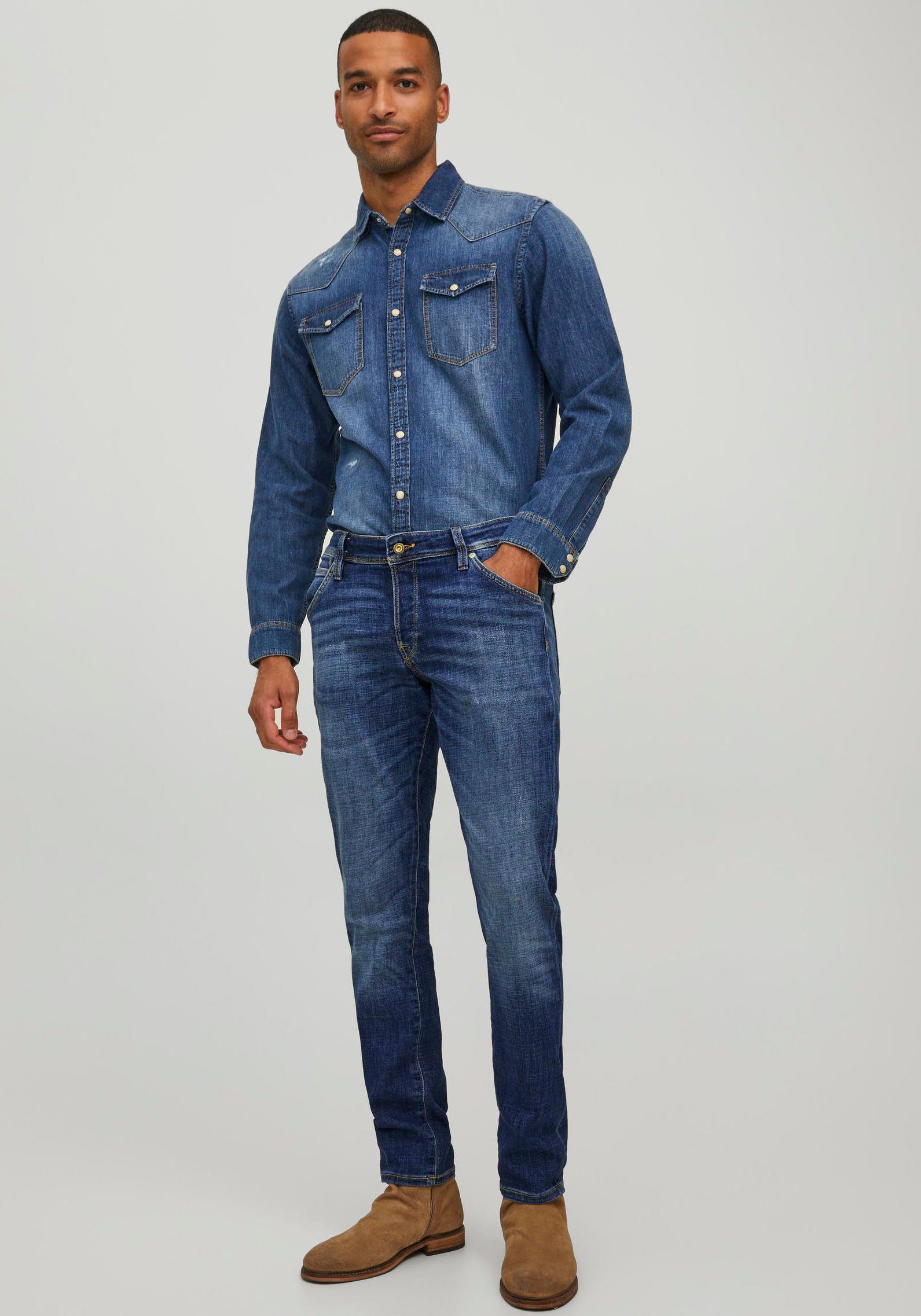 Jack & Jones Slim fit jeans JJIGLENN JJFOX AGI 304 50SPS NOOS